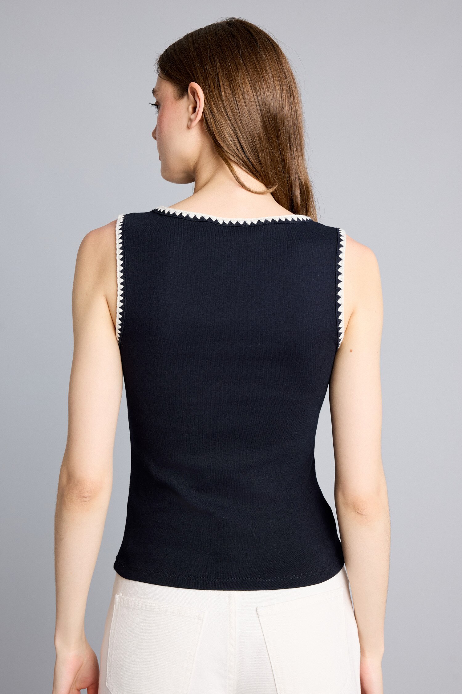 DeFacto Slim Fit Pamuklu Ribana Atlet görsel 6