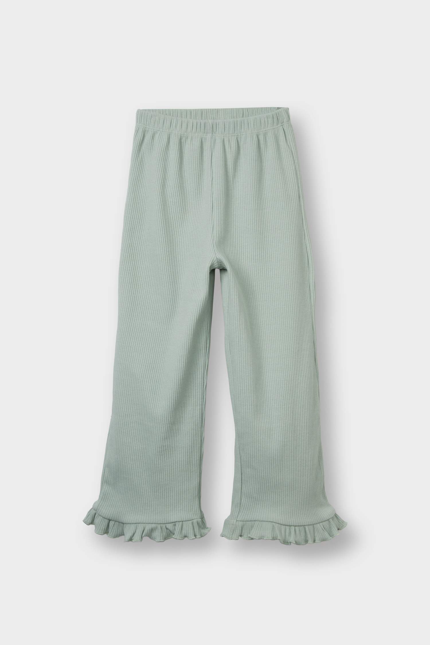 طقم بيبي بناتي قماش خفيف - قطعتين