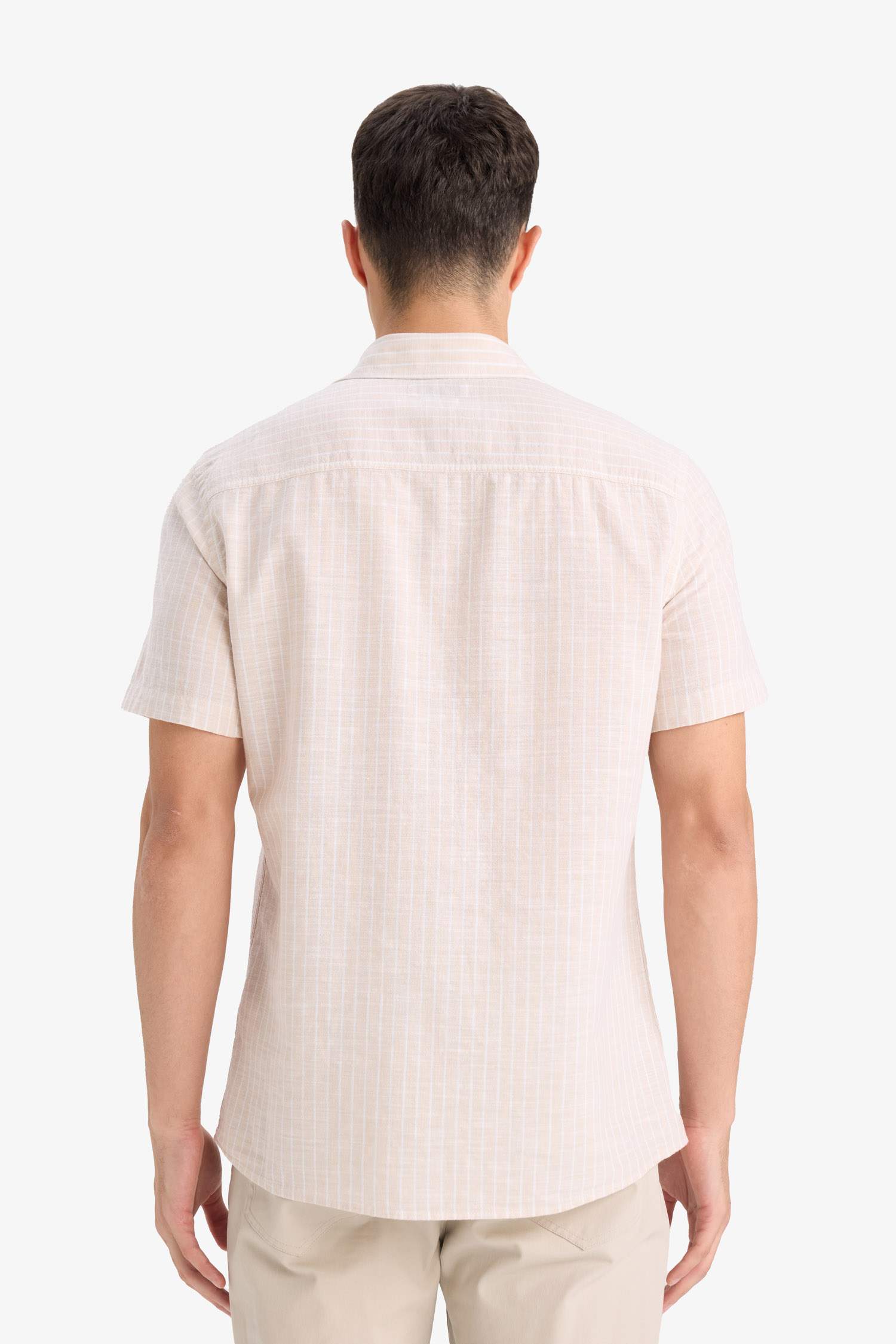 Pamuklu Kısa Kollu Gömlek