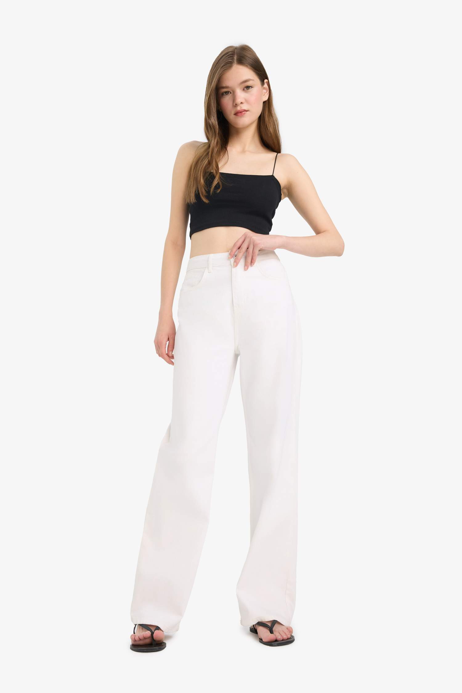 Coool Fitted Crop Fitilli Kaşkorse Askılı 2'li Atlet