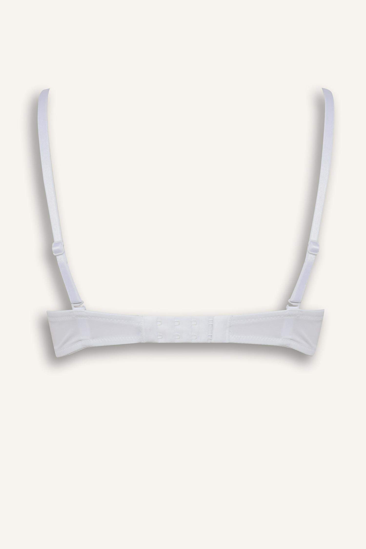 Micro Kaplı Full Push Up Balenli Tişört Bra