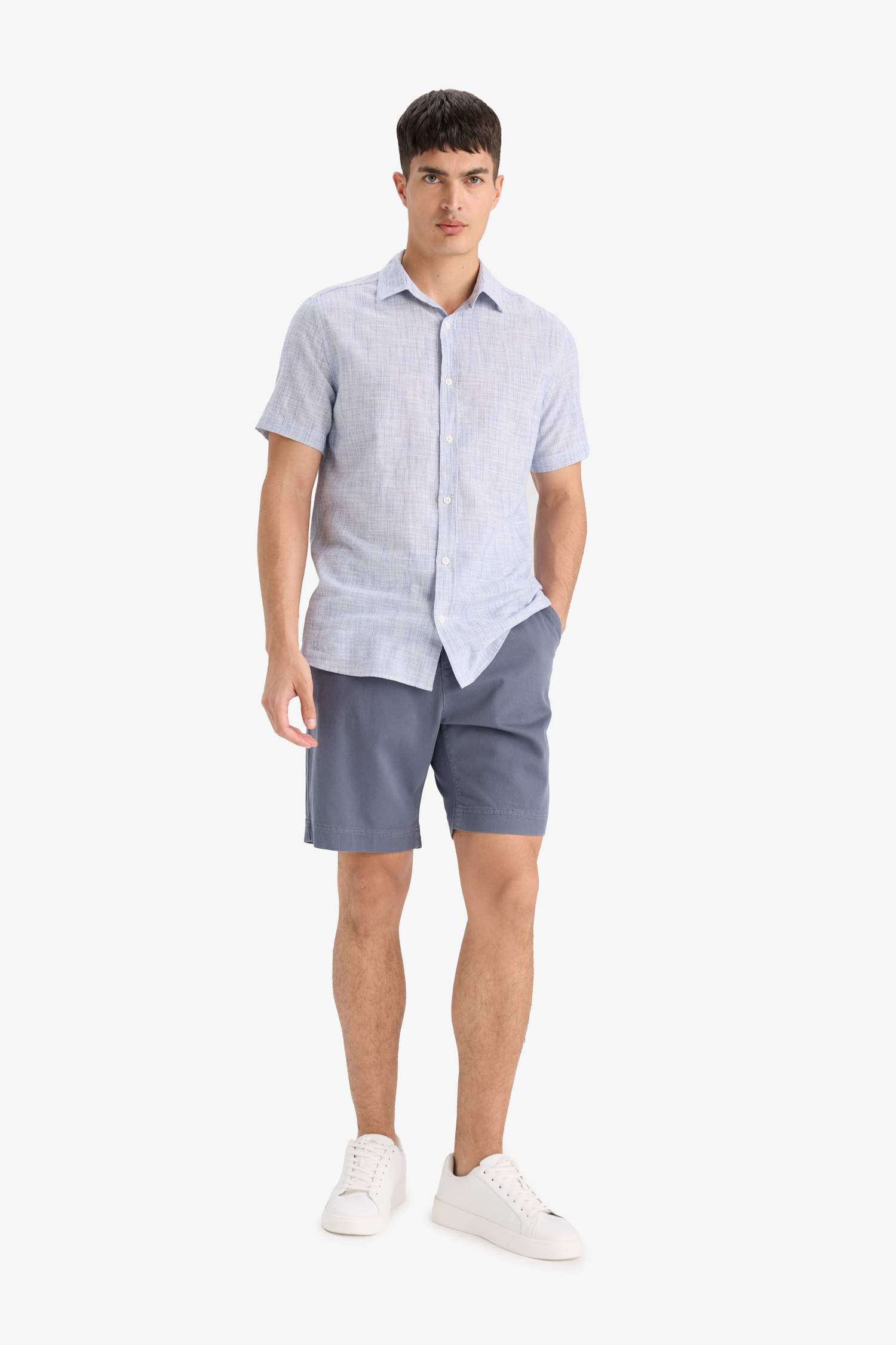 قميص نص ردن قطن