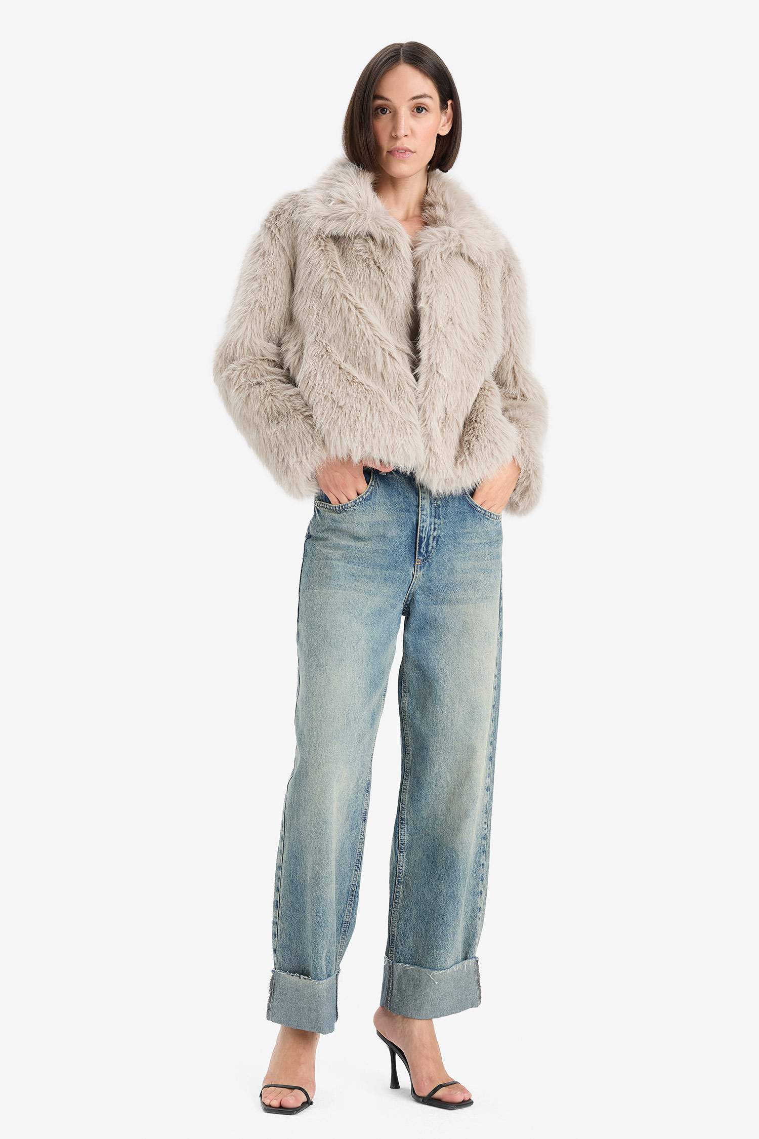 Regular Fit Suni Kürk