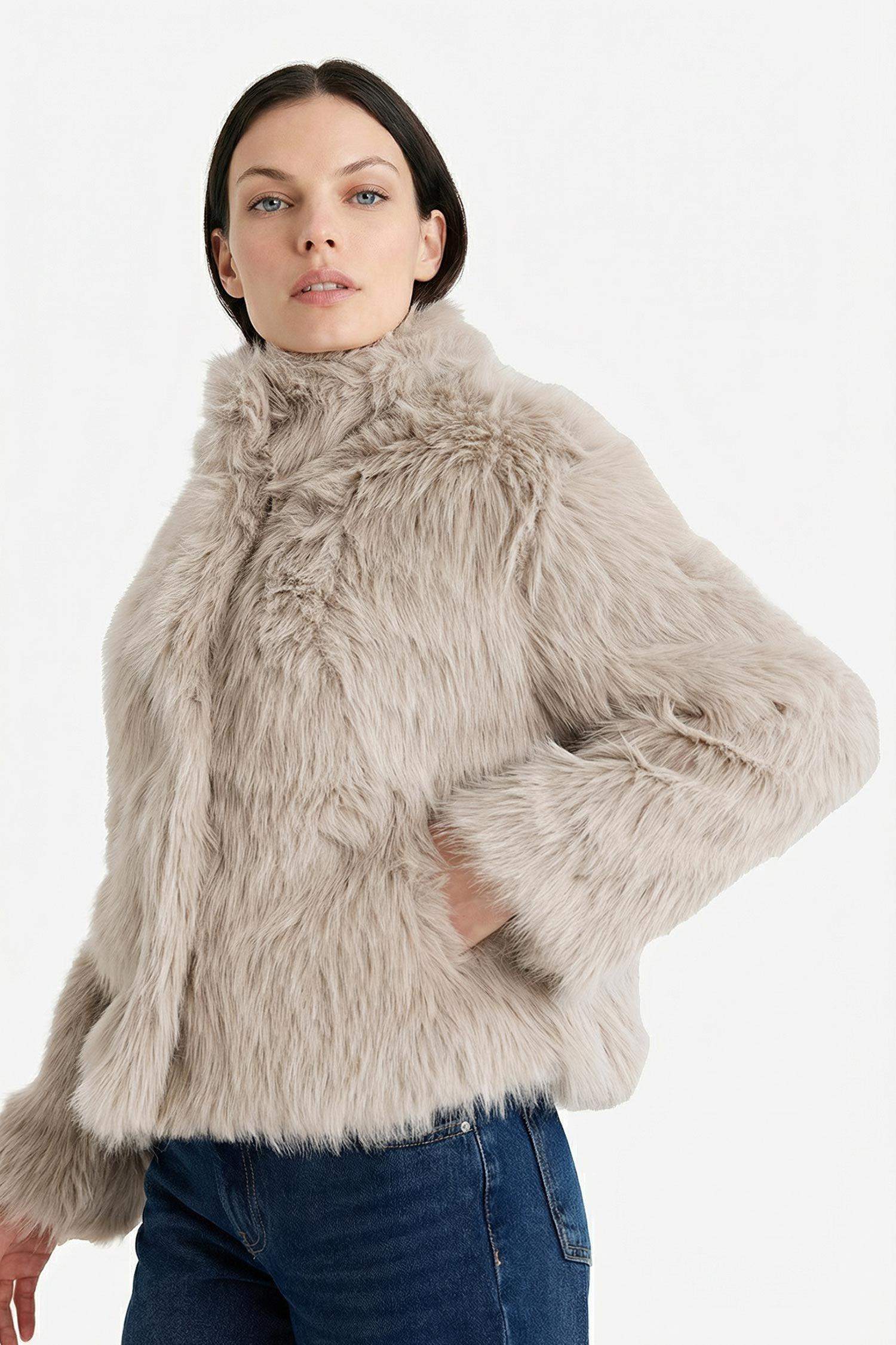 Regular Fit Suni Kürk