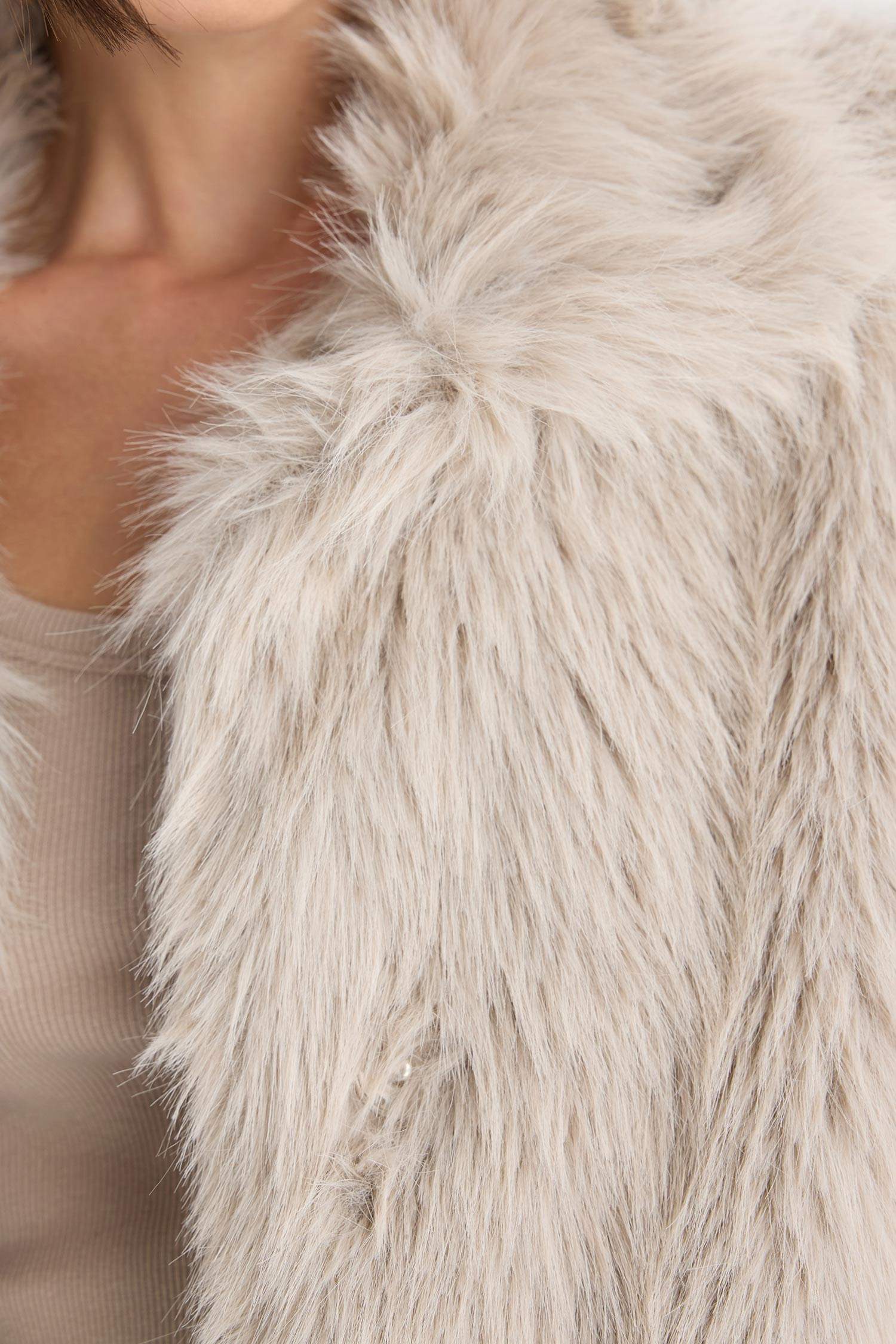 Regular Fit Suni Kürk