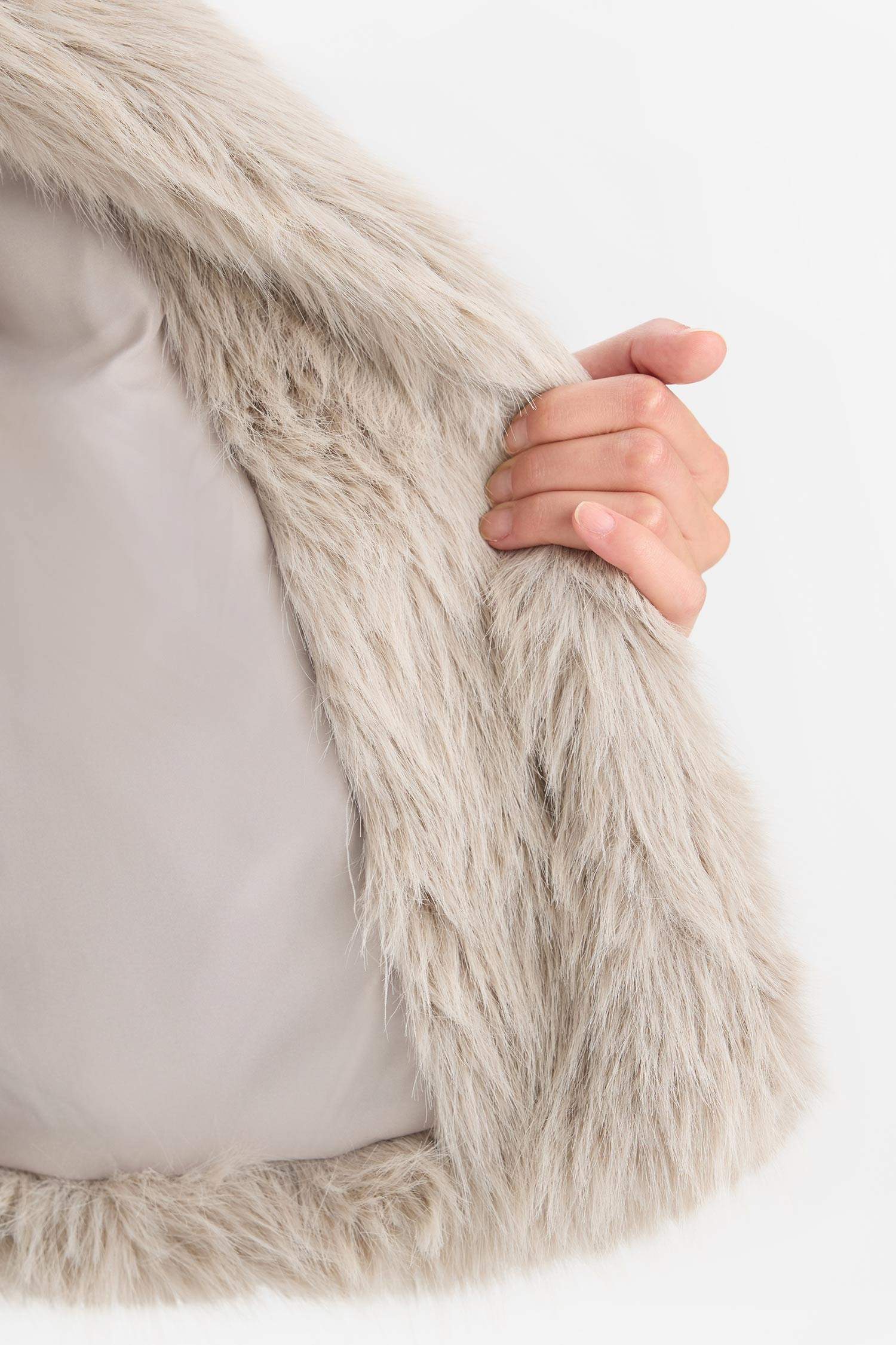 Regular Fit Suni Kürk