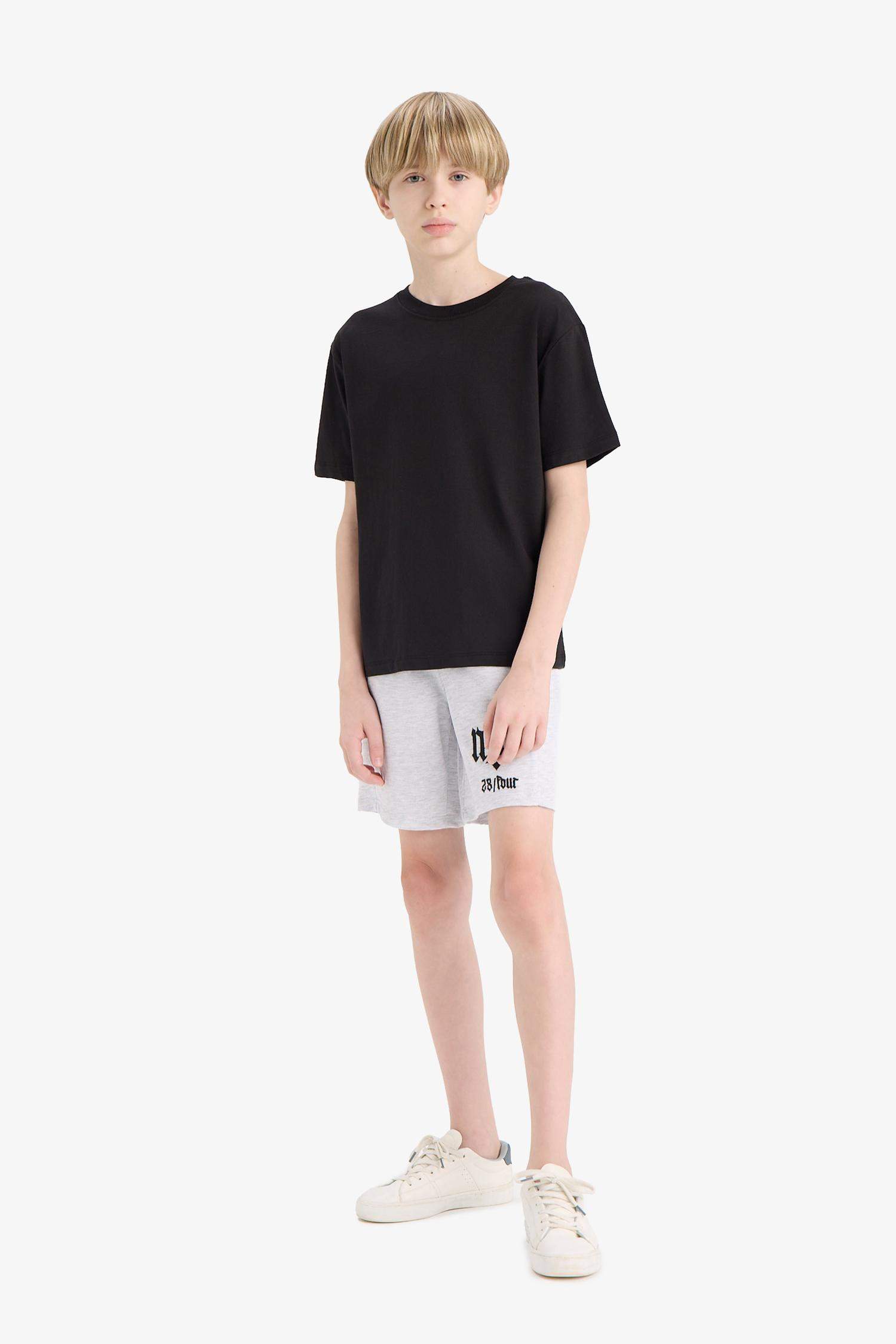 Boy New Regular Fit Sweatshirt Fabric Shorts