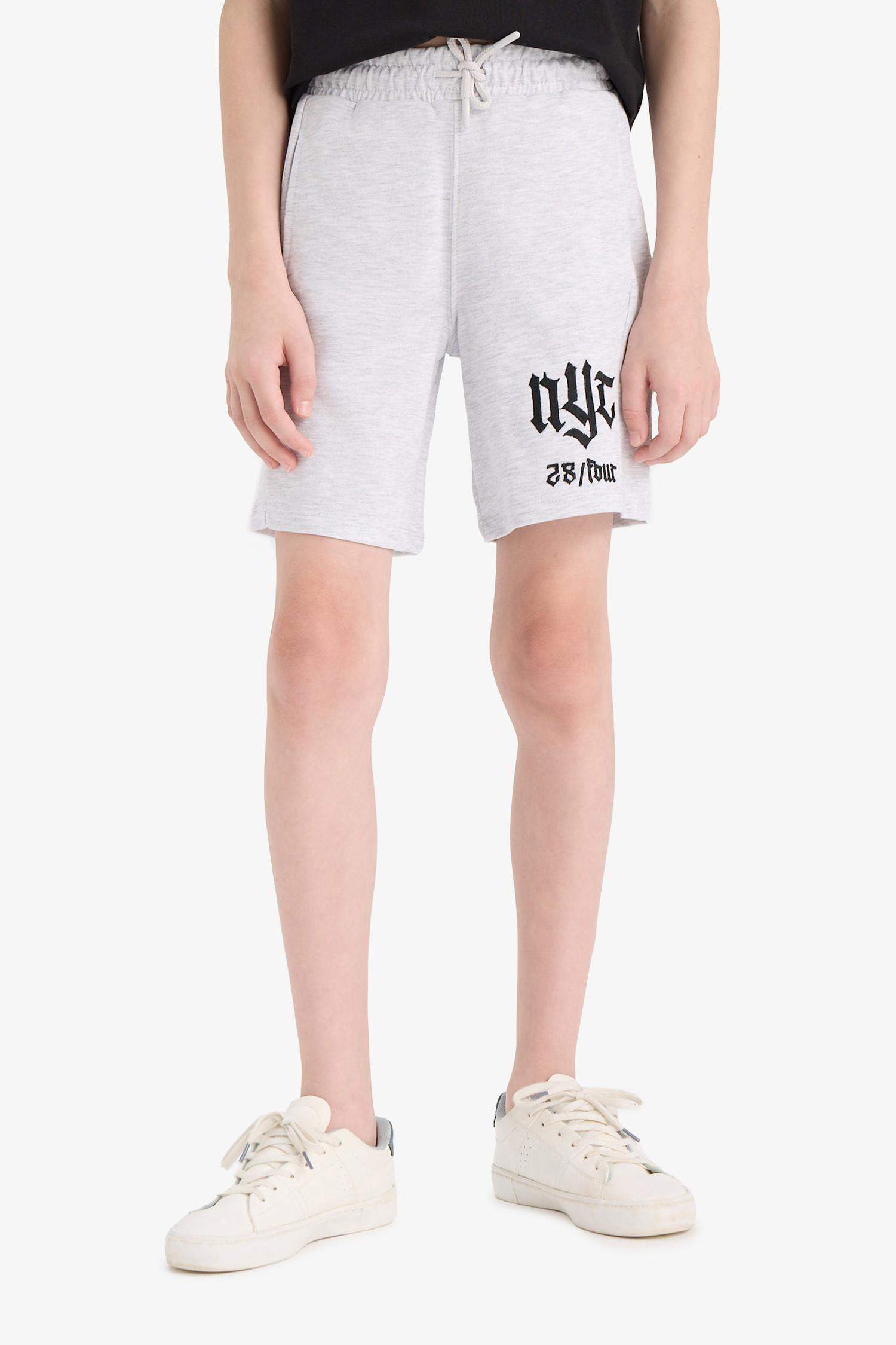 Boy New Regular Fit Sweatshirt Fabric Shorts