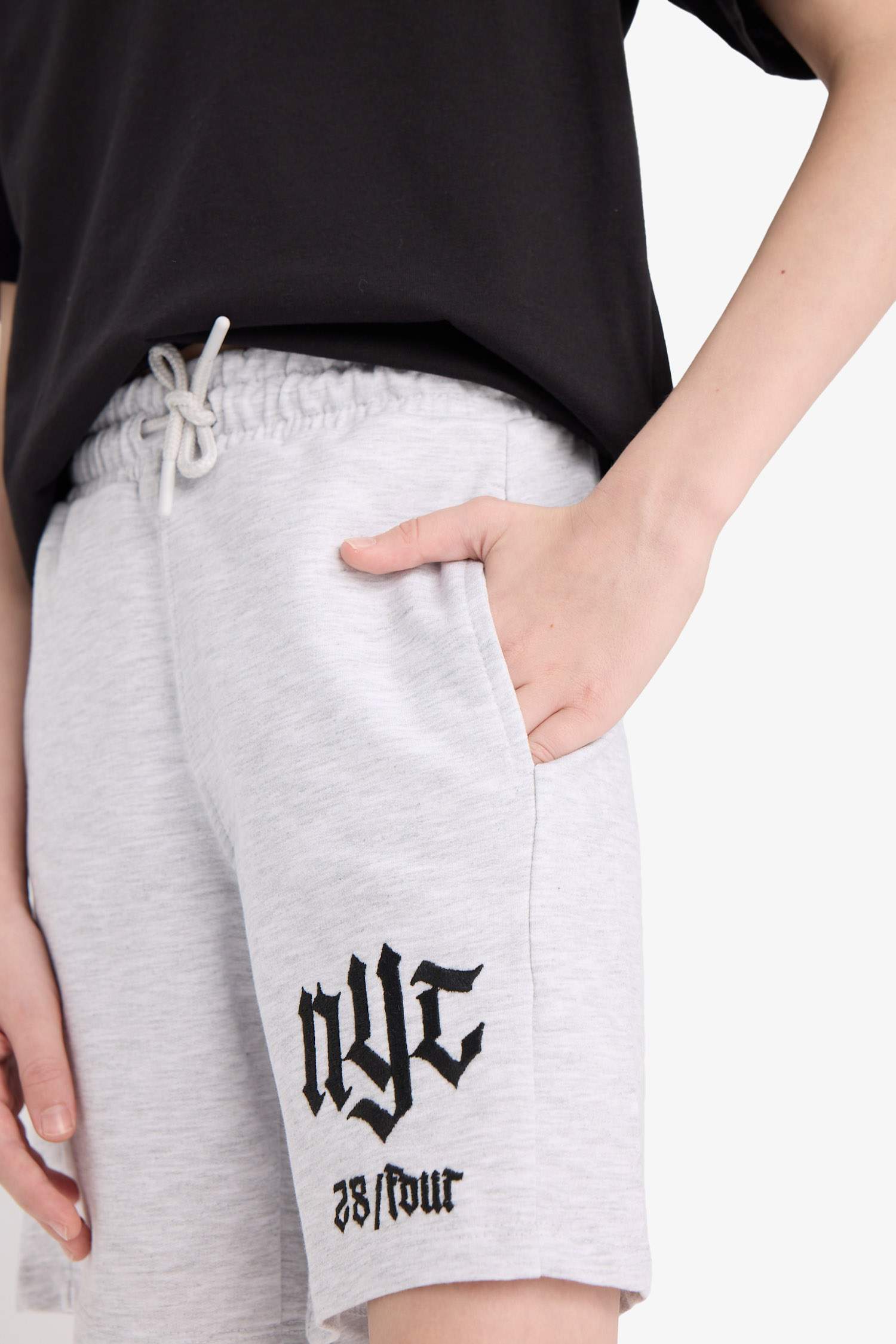 Boy New Regular Fit Sweatshirt Fabric Shorts