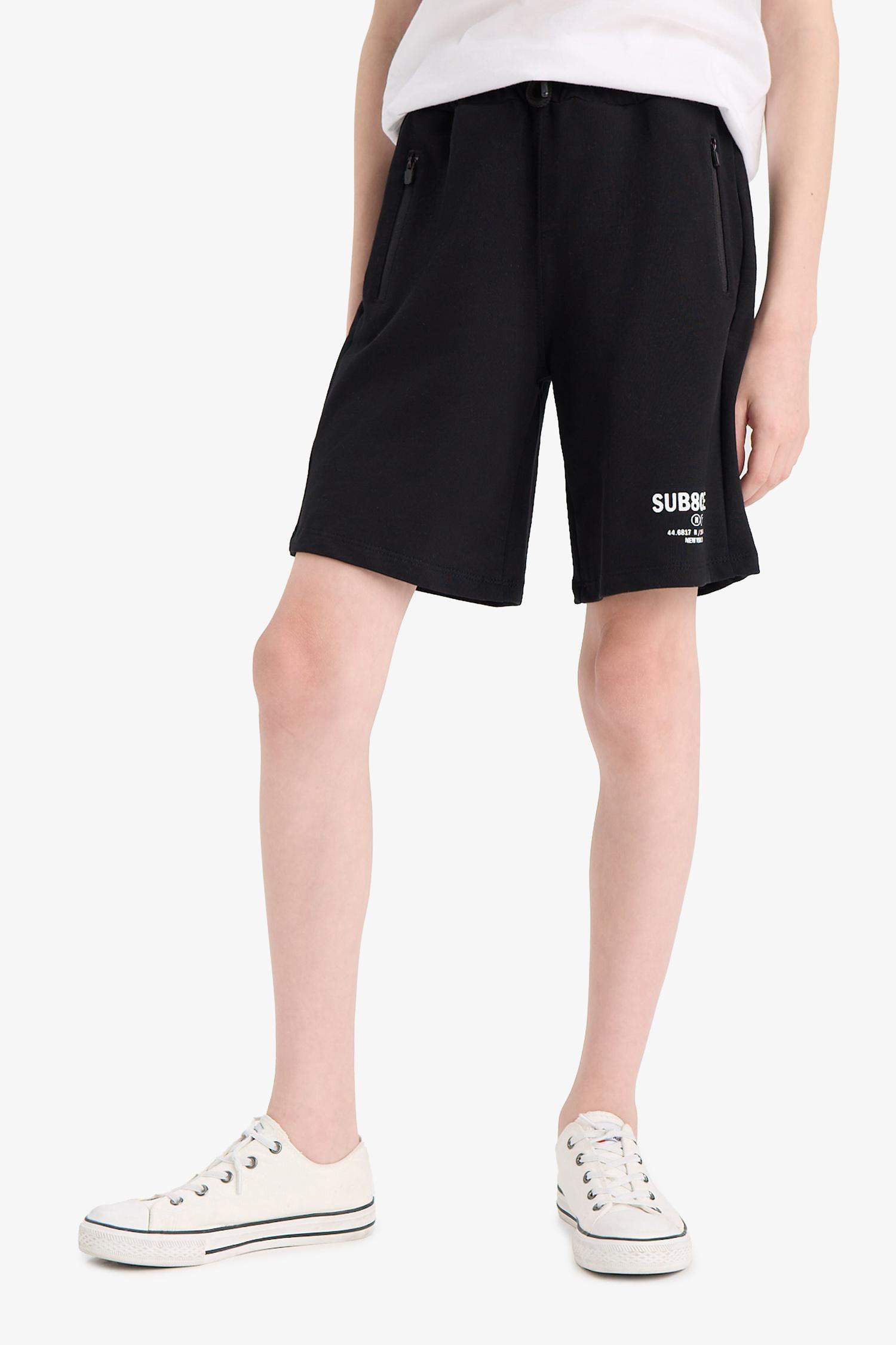 Erkek Çocuk Beli Lastikli Baskılı Şort