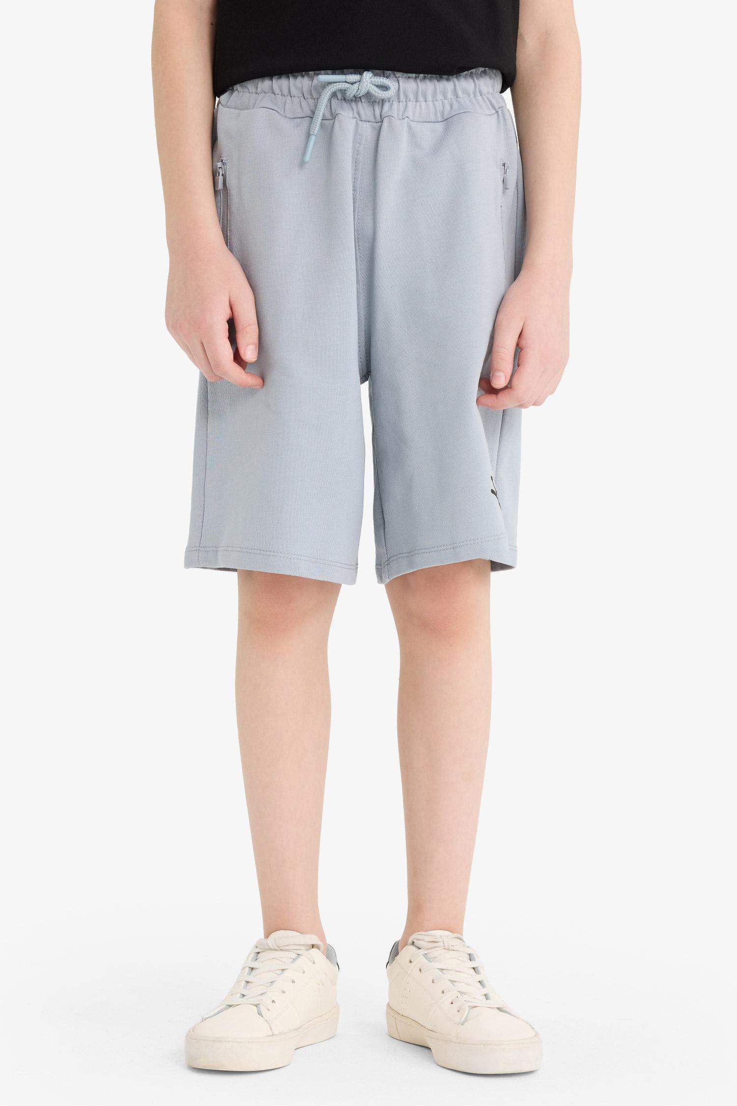 Erkek Çocuk Beli Lastikli Baskılı Şort