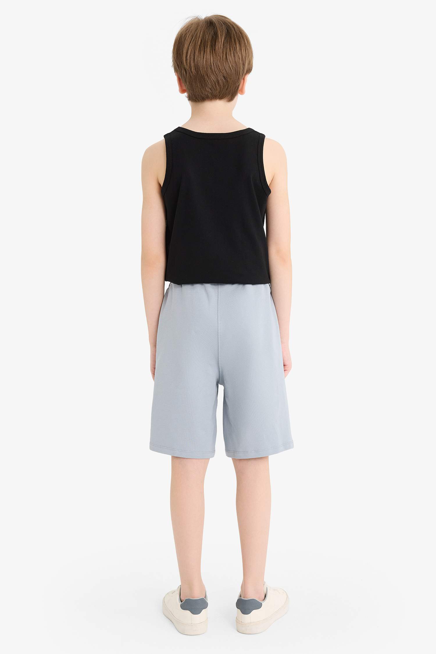 Erkek Çocuk Beli Lastikli Baskılı Şort