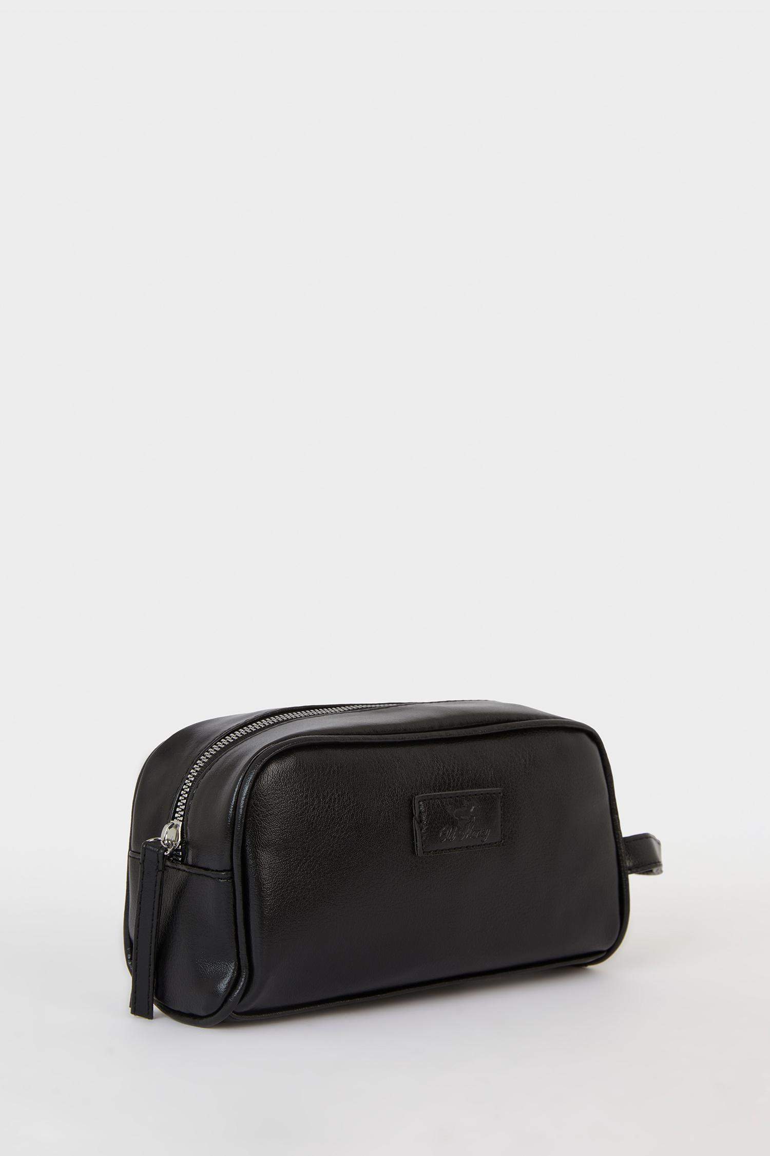 Erkek Suni Deri El Çantası