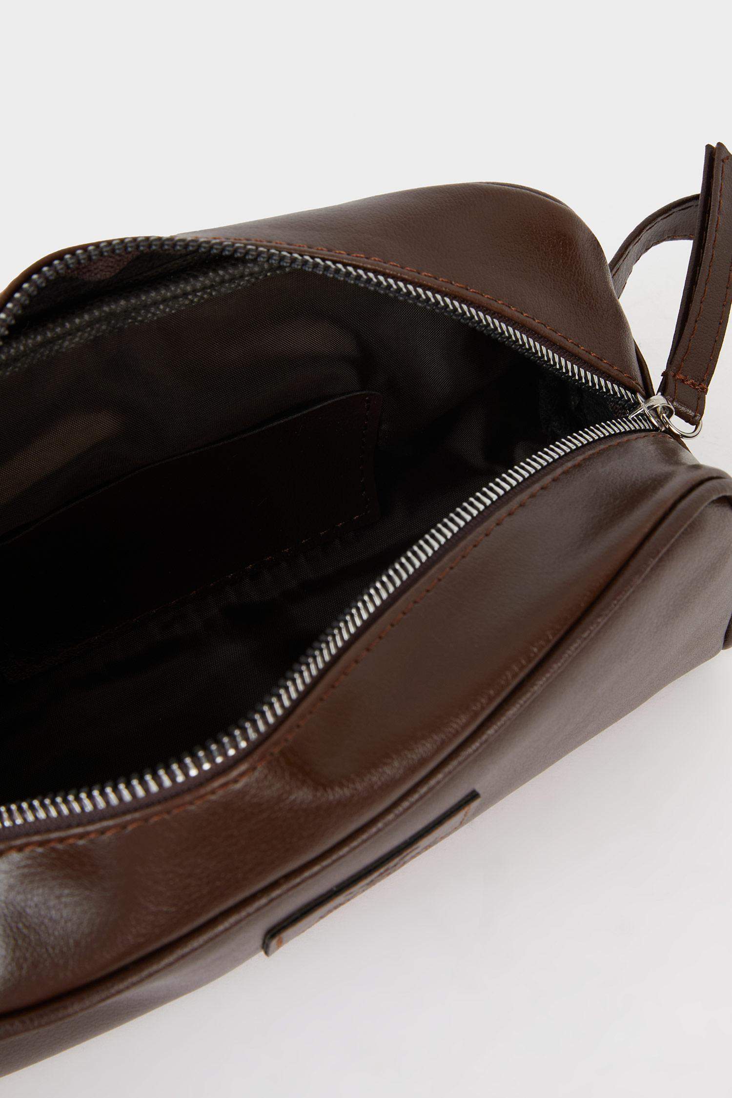 Erkek Suni Deri El Çantası