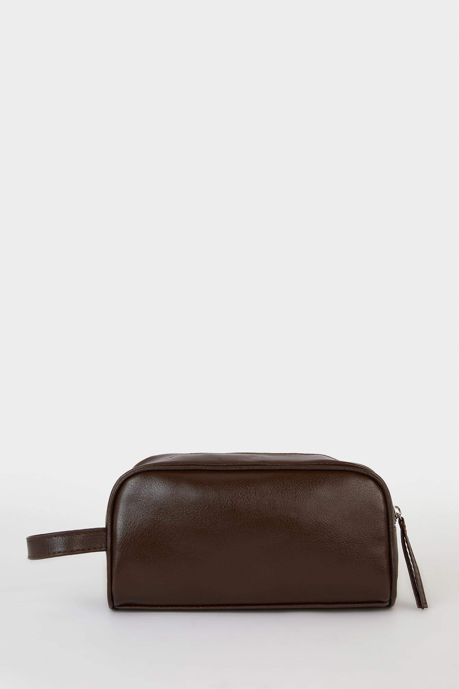 Erkek Suni Deri El Çantası