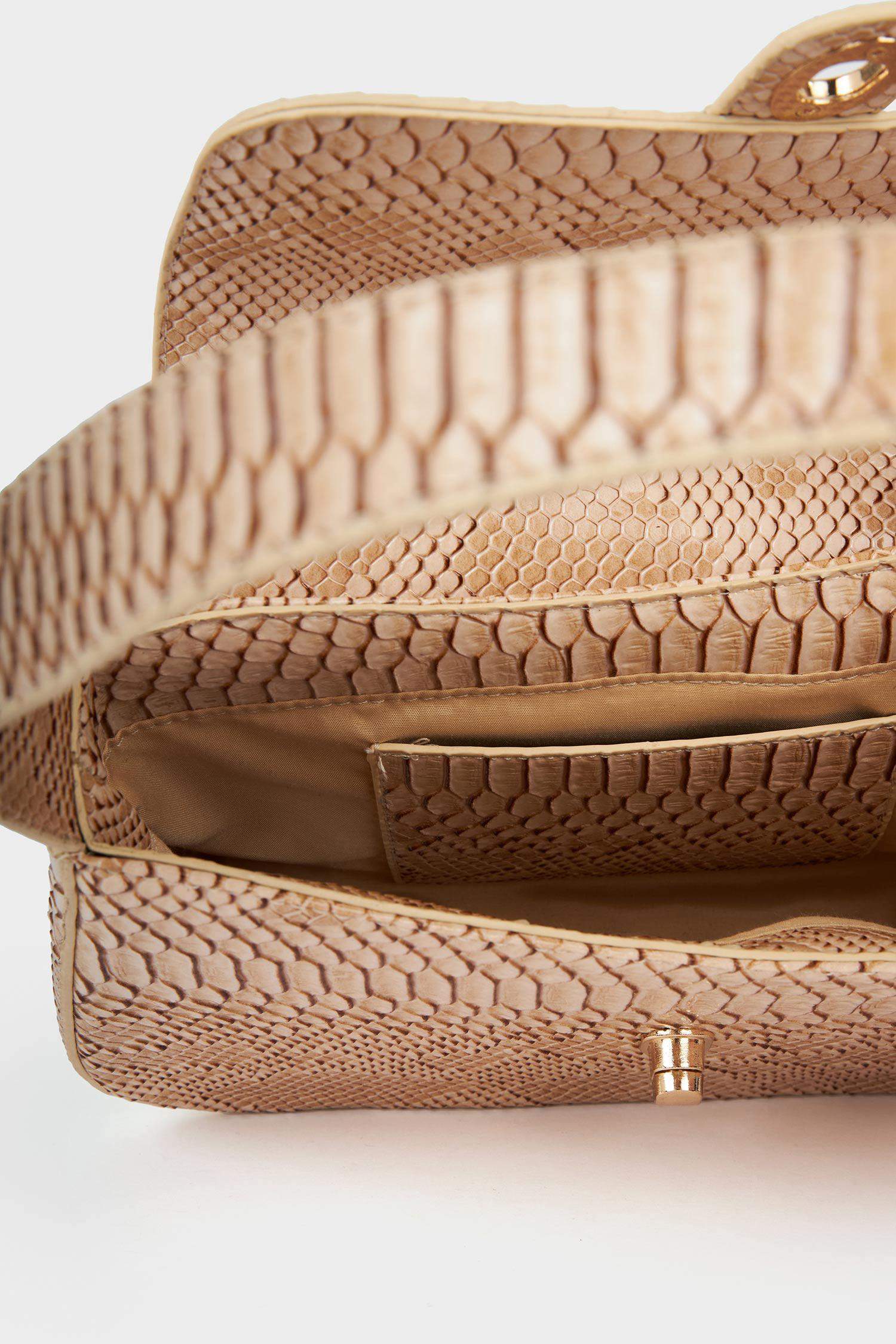 شنطة كتف حريمي بيج