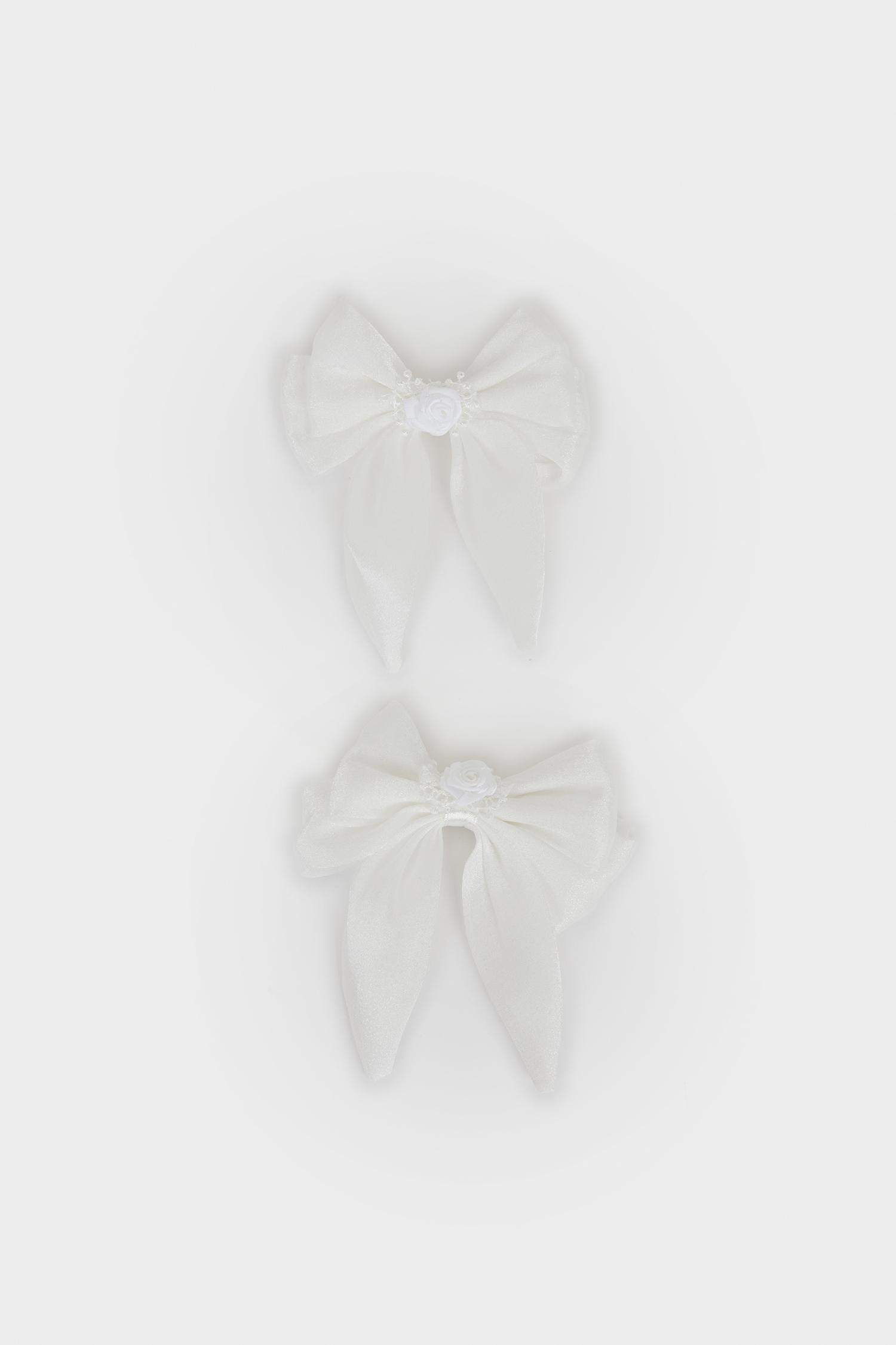 Kız Çocuk 2'li Kurdeleli Toka Seti