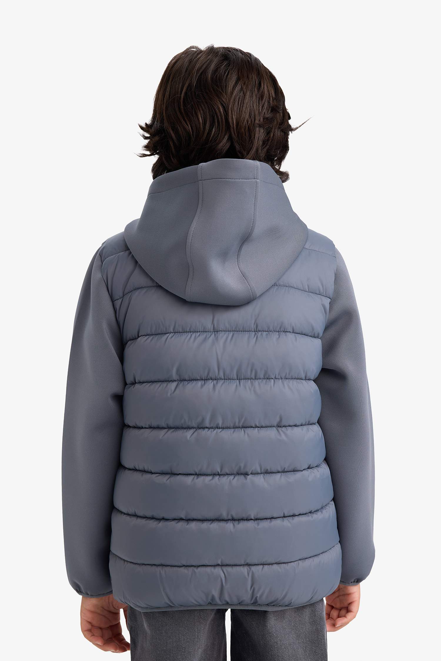 Kapüşonlu Mont Erkek Çocuk