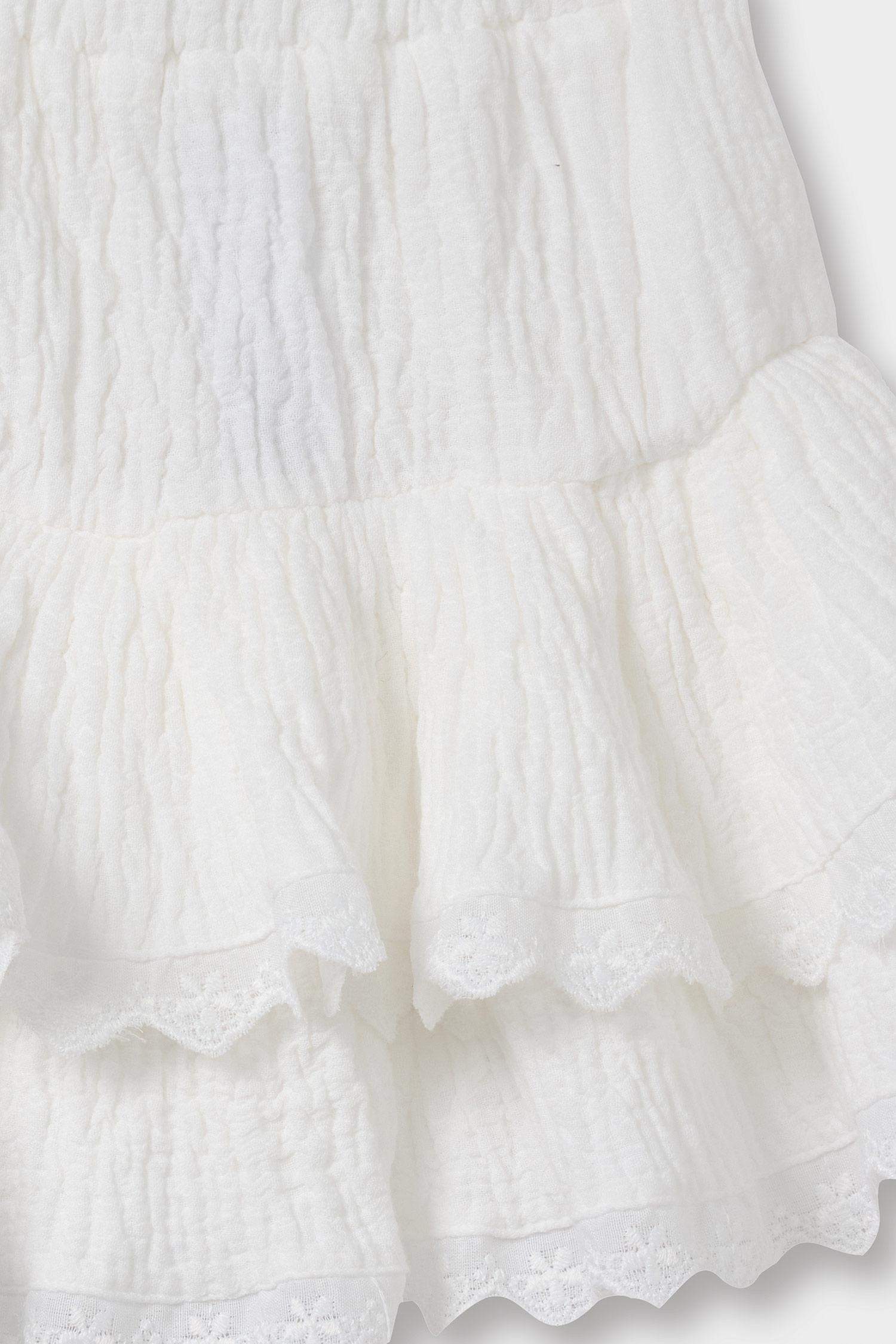 Baby Girl Muslin Regular Fit Skirt