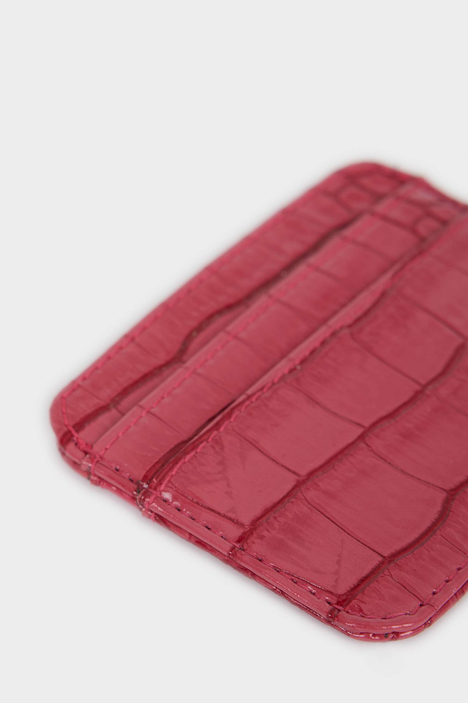 Woman Faux Leather Card Holder