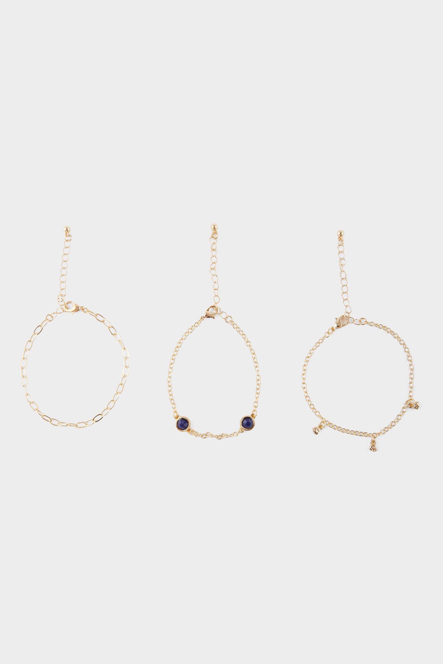 Kadın 3'lü Gold Bileklik