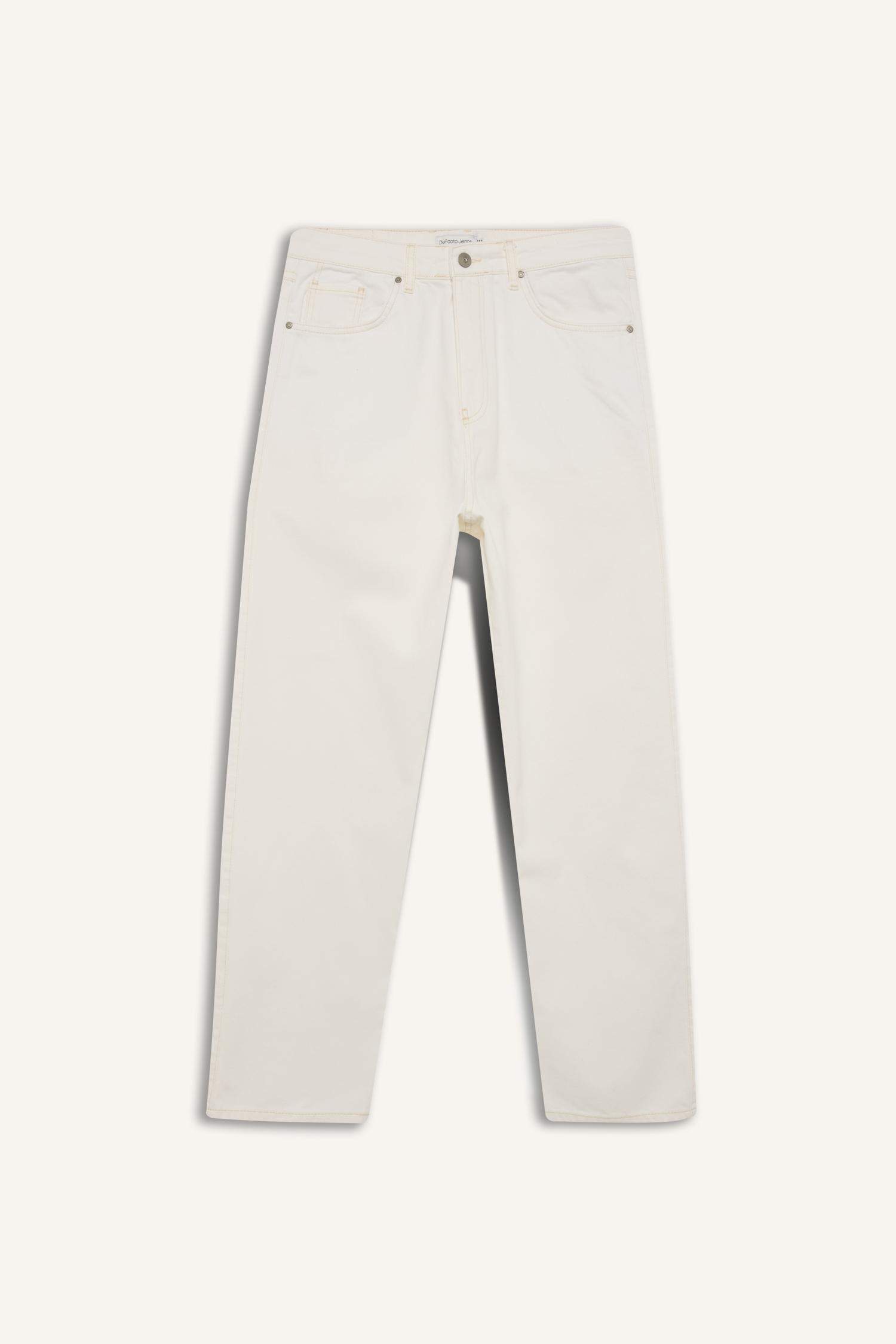 Cotton Baggy Fit Wide Leg Jeans