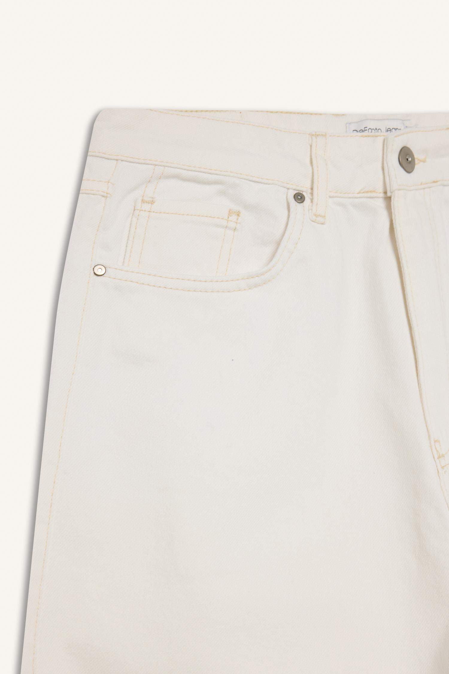 Cotton Baggy Fit Wide Leg Jeans