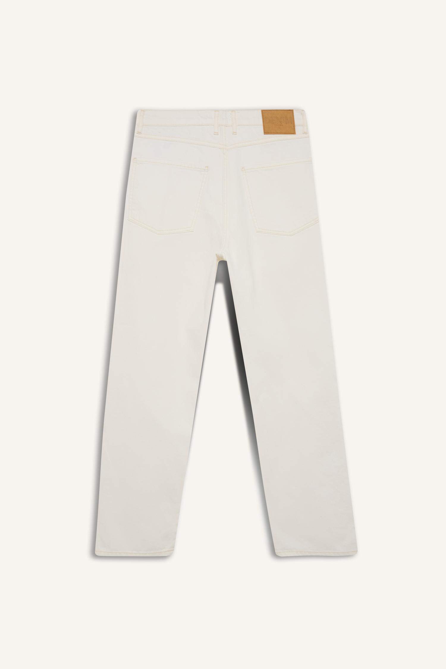 Cotton Baggy Fit Wide Leg Jeans