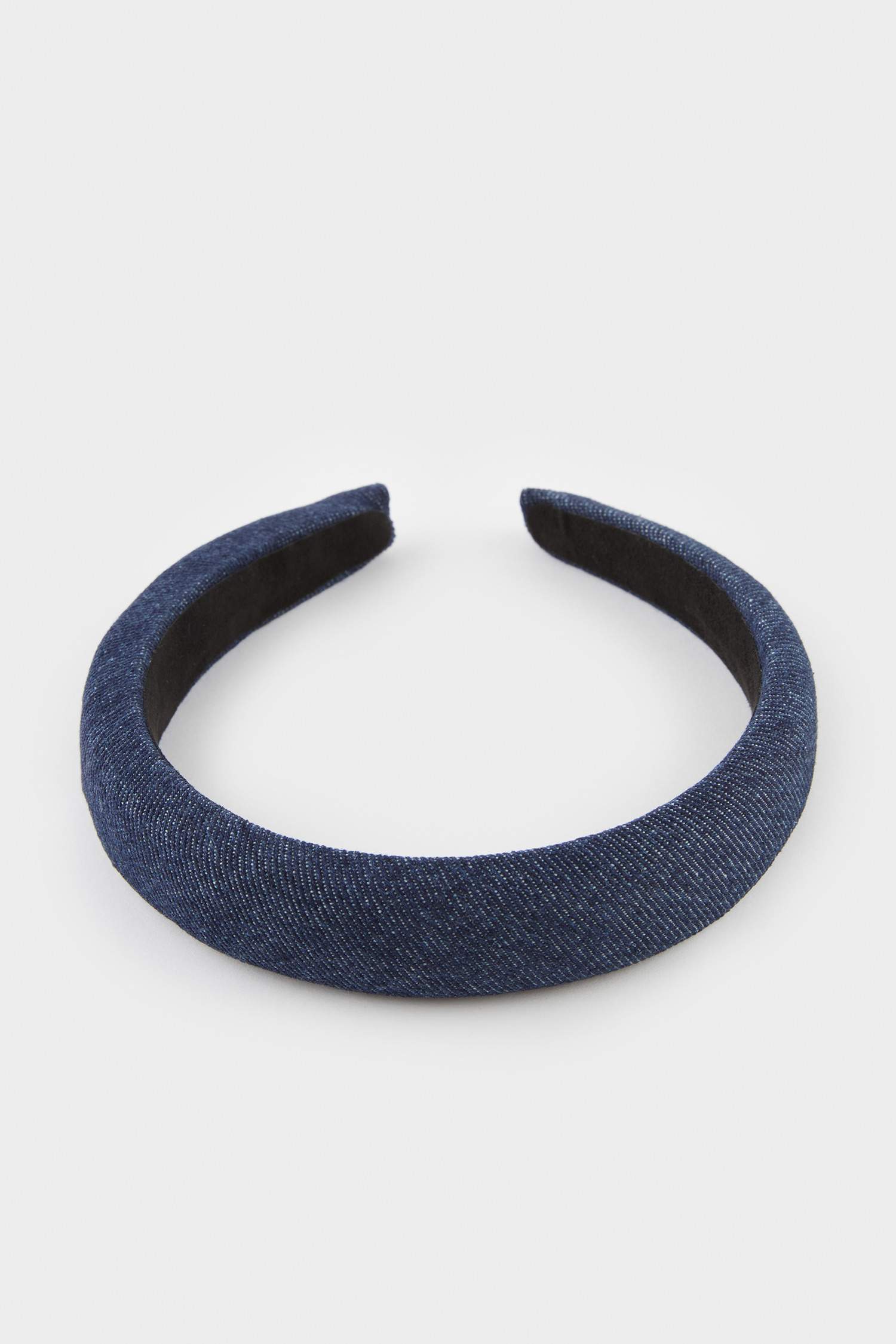 Woman Navy Blue Thick Headband