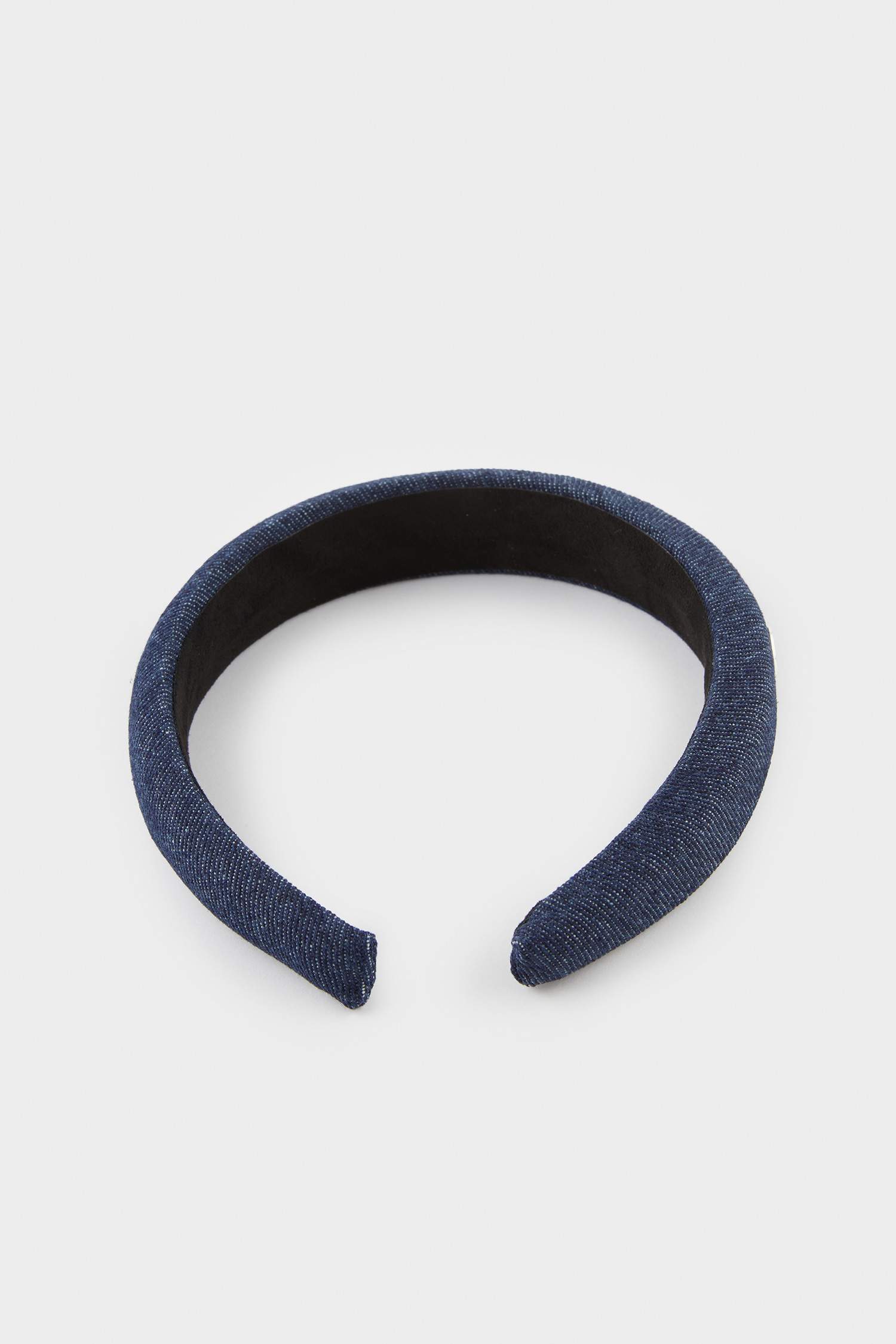 Woman Navy Blue Thick Headband