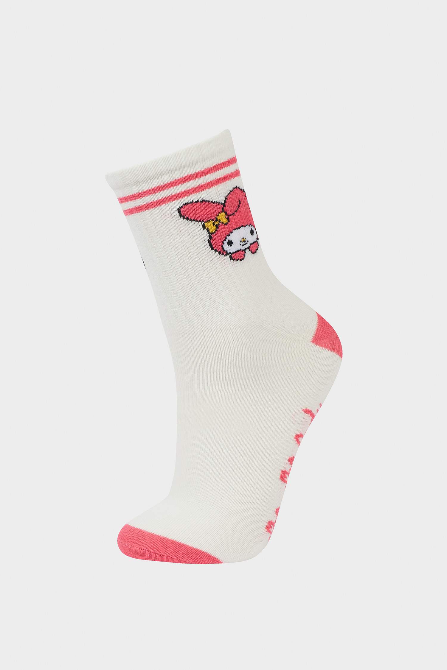 Kız Çocuk Hello Kitty 3'lü Pamuklu Uzun Çorap