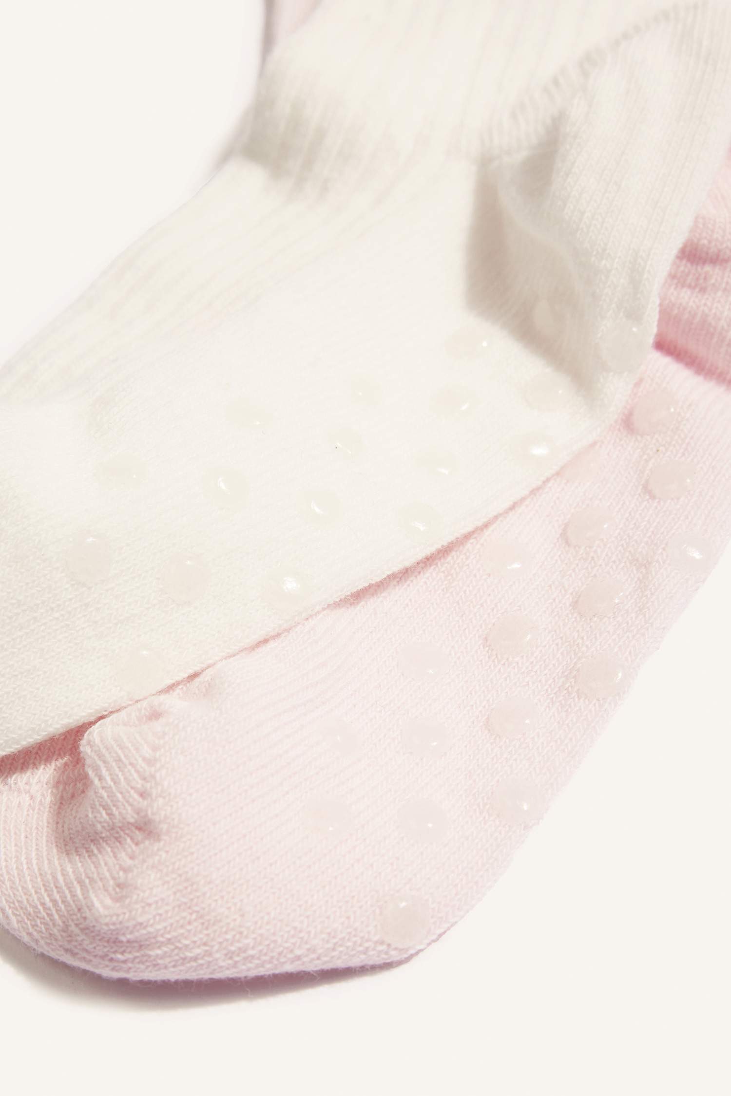 Kız Bebek Kaydırmaz Taban 2'li Pamuklu Diz Altı Çorap