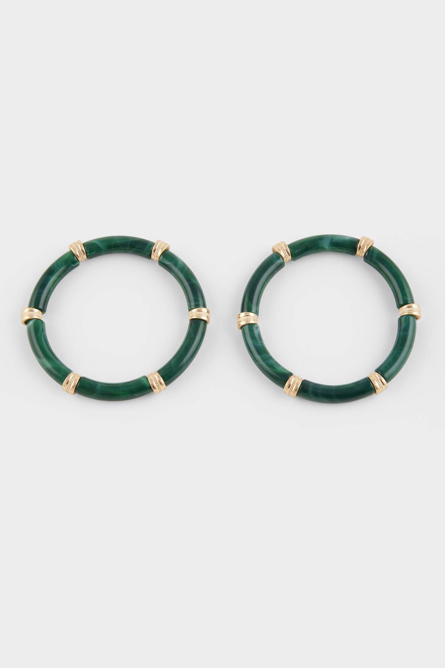 Kadın 2'li Yeşil Taşlı Bilezik