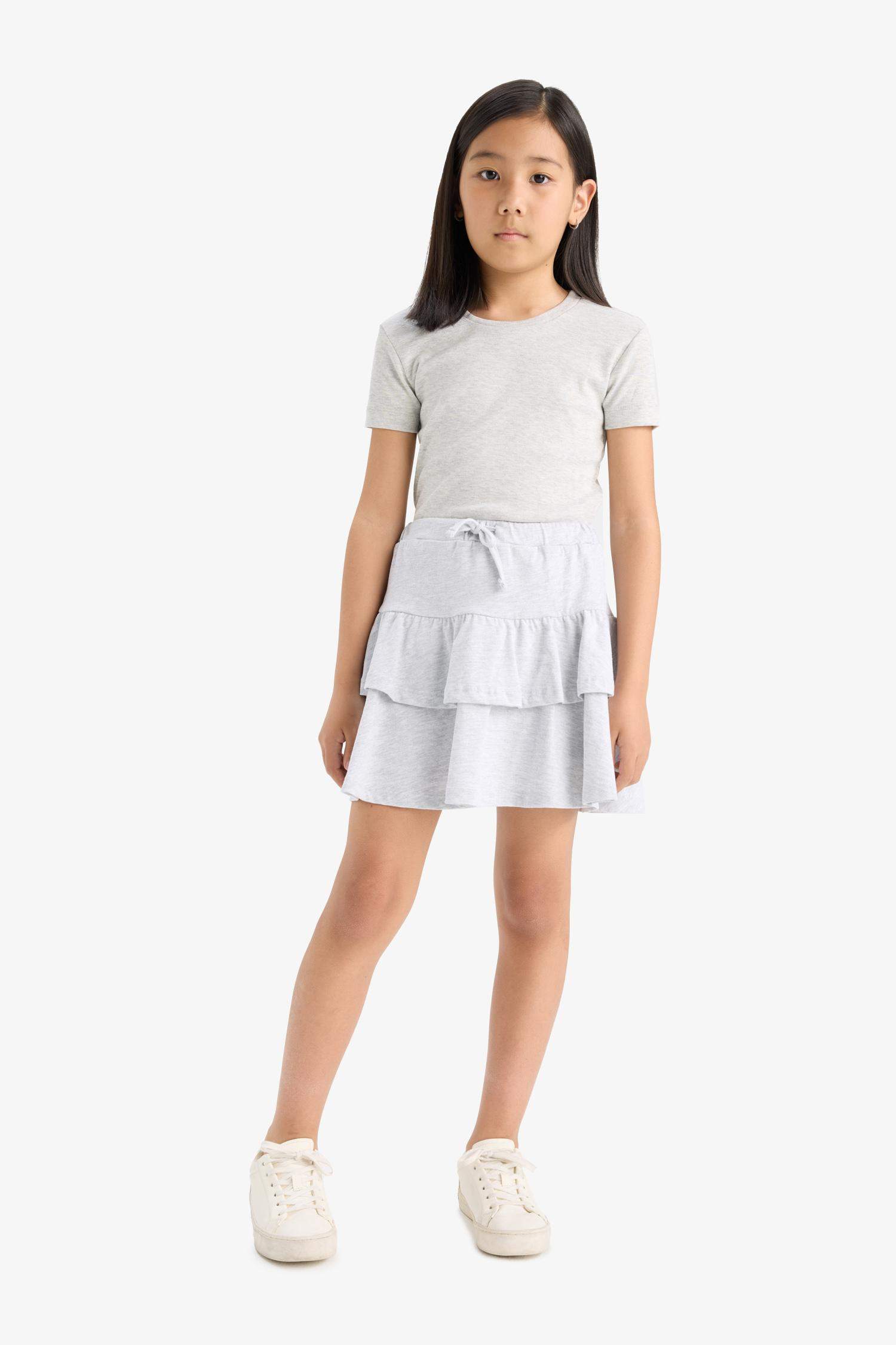Girl Regular Fit Knitted Skirt