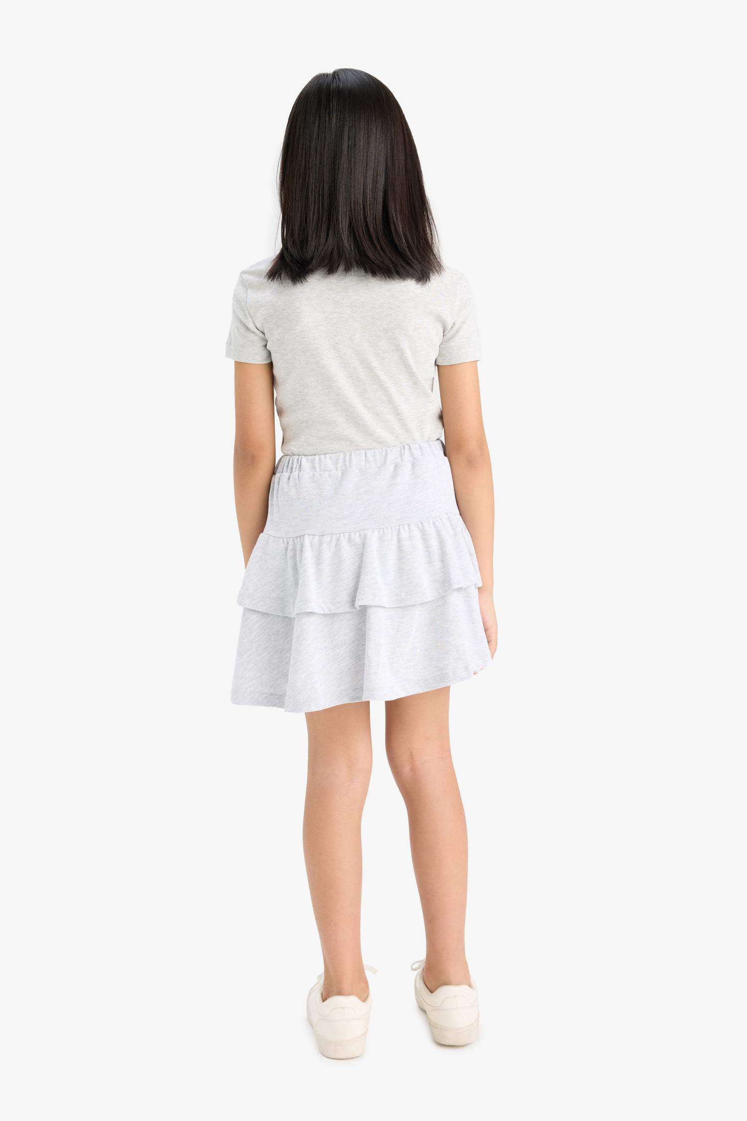 Girl Regular Fit Knitted Skirt