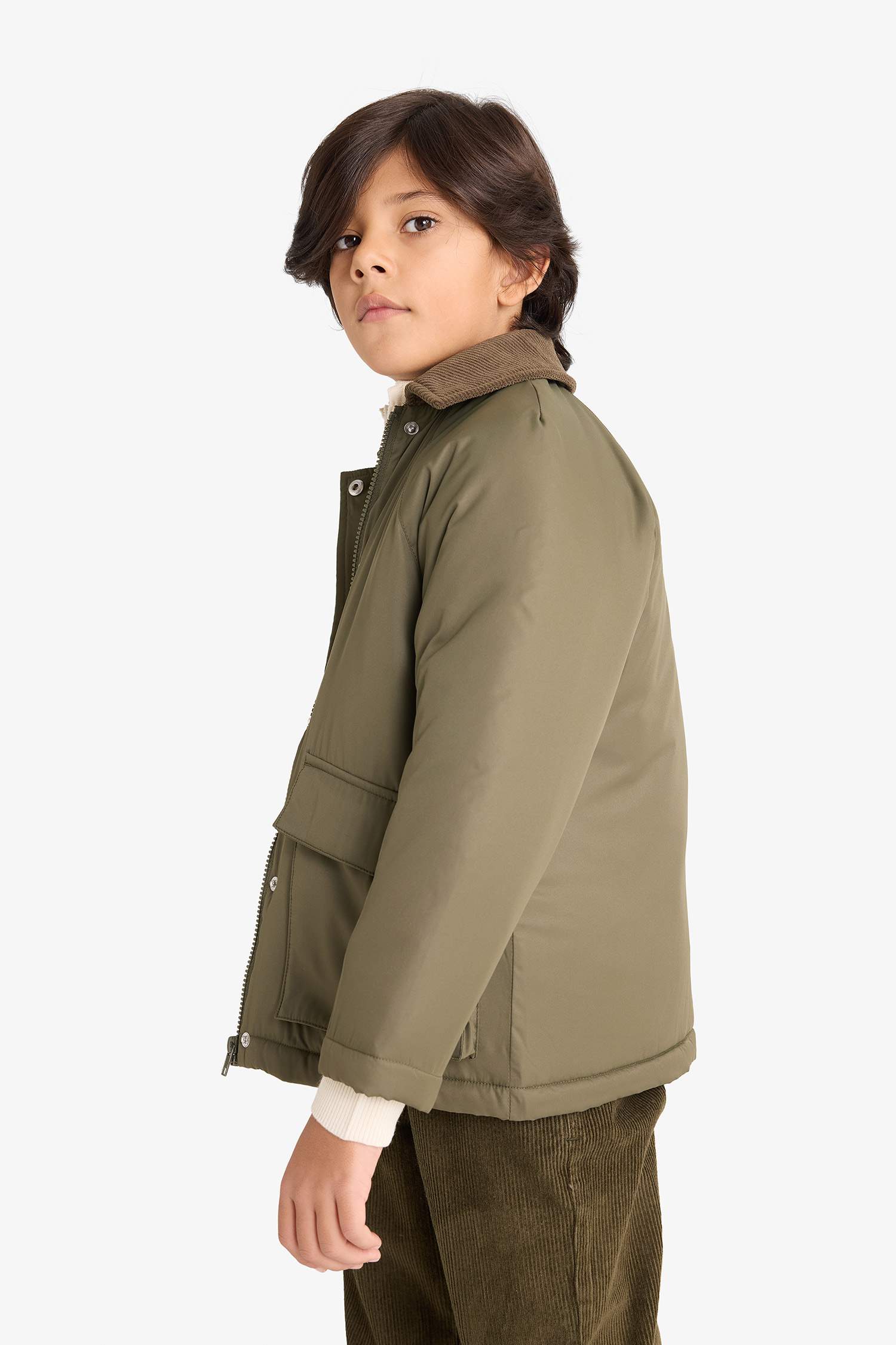 Su İtici Fermuarlı Mont Erkek Çocuk