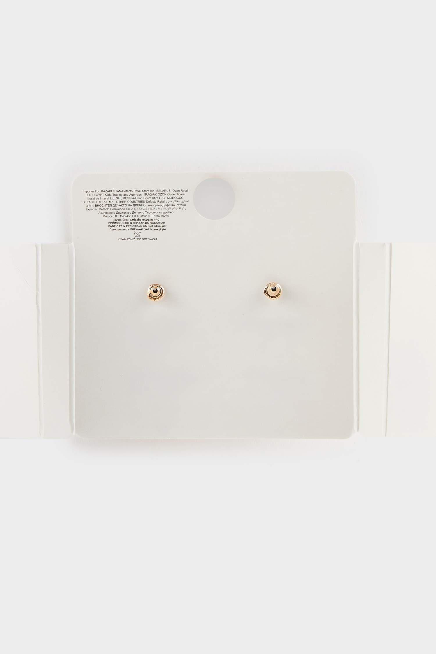 Woman Golden Heart Earrings