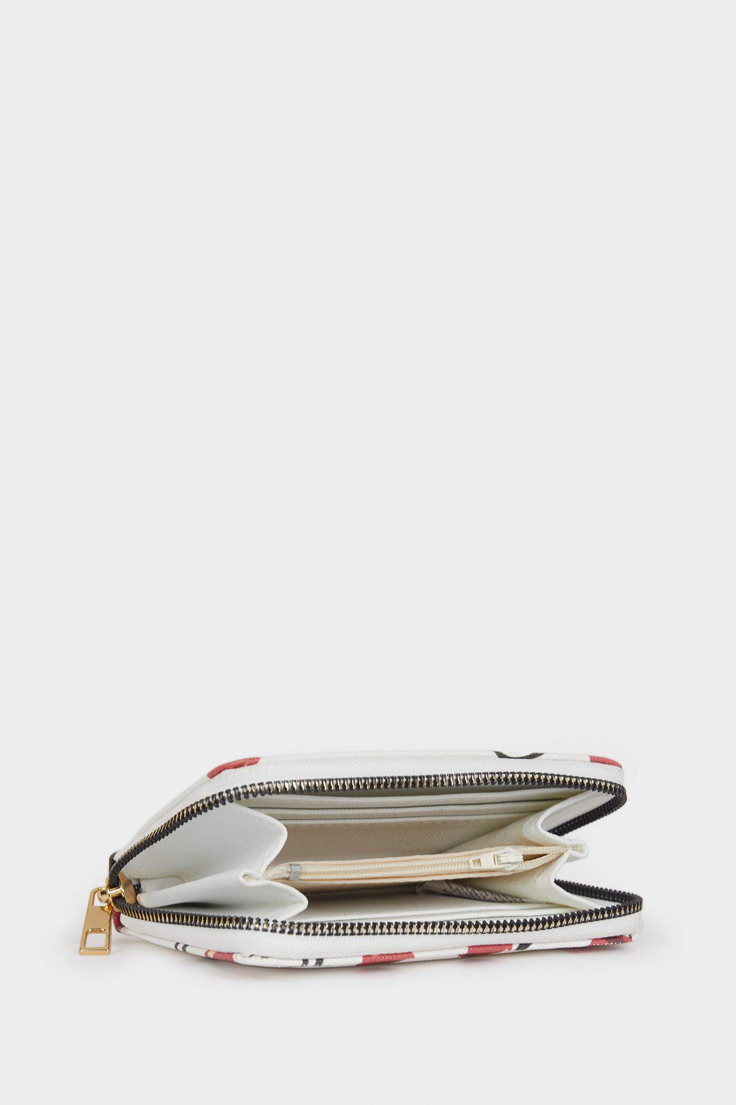 محفظة نسائي جلد صناعي بطبعة فاكهة