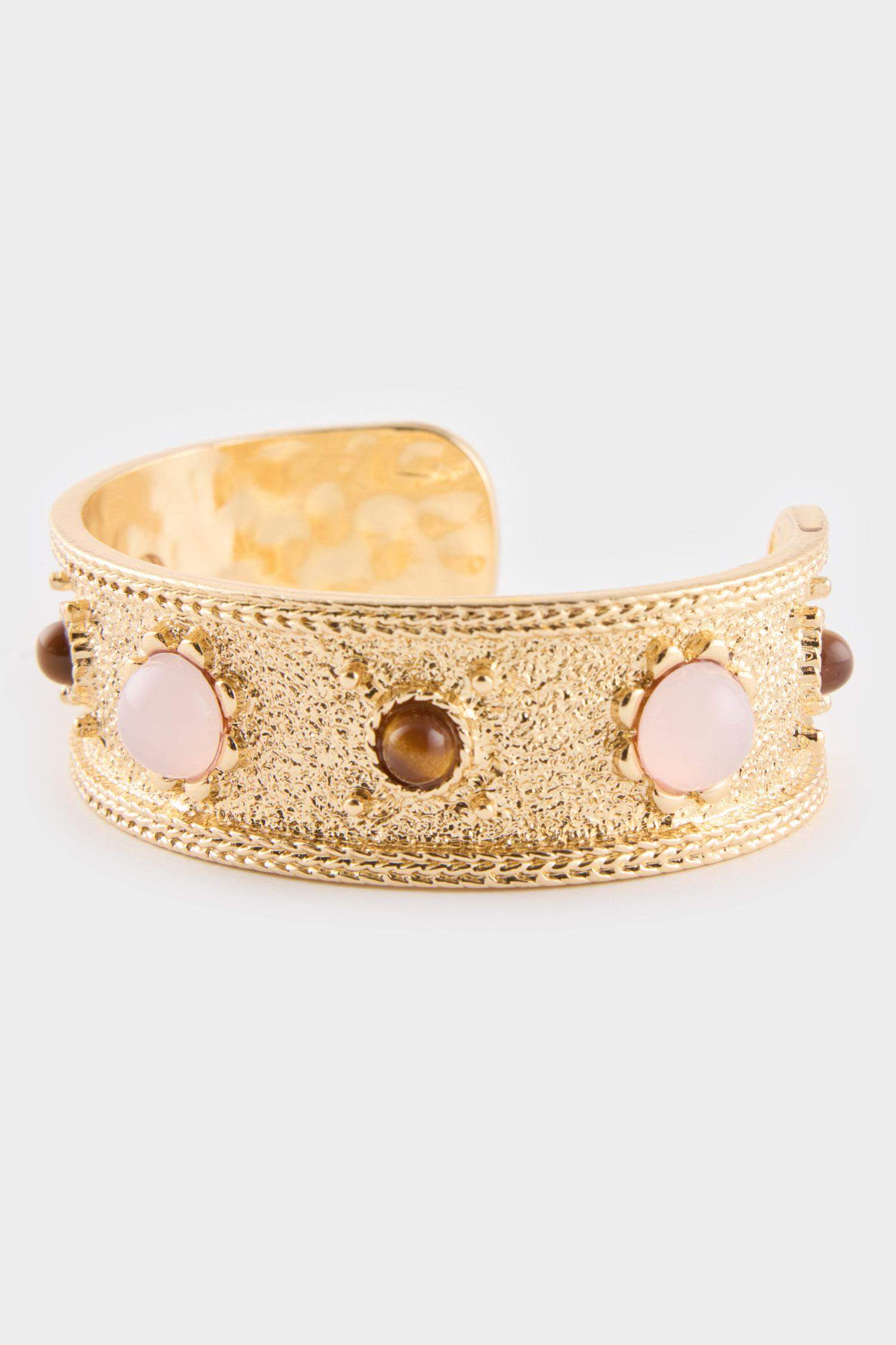 Bracelet doré avec pierres pour femme