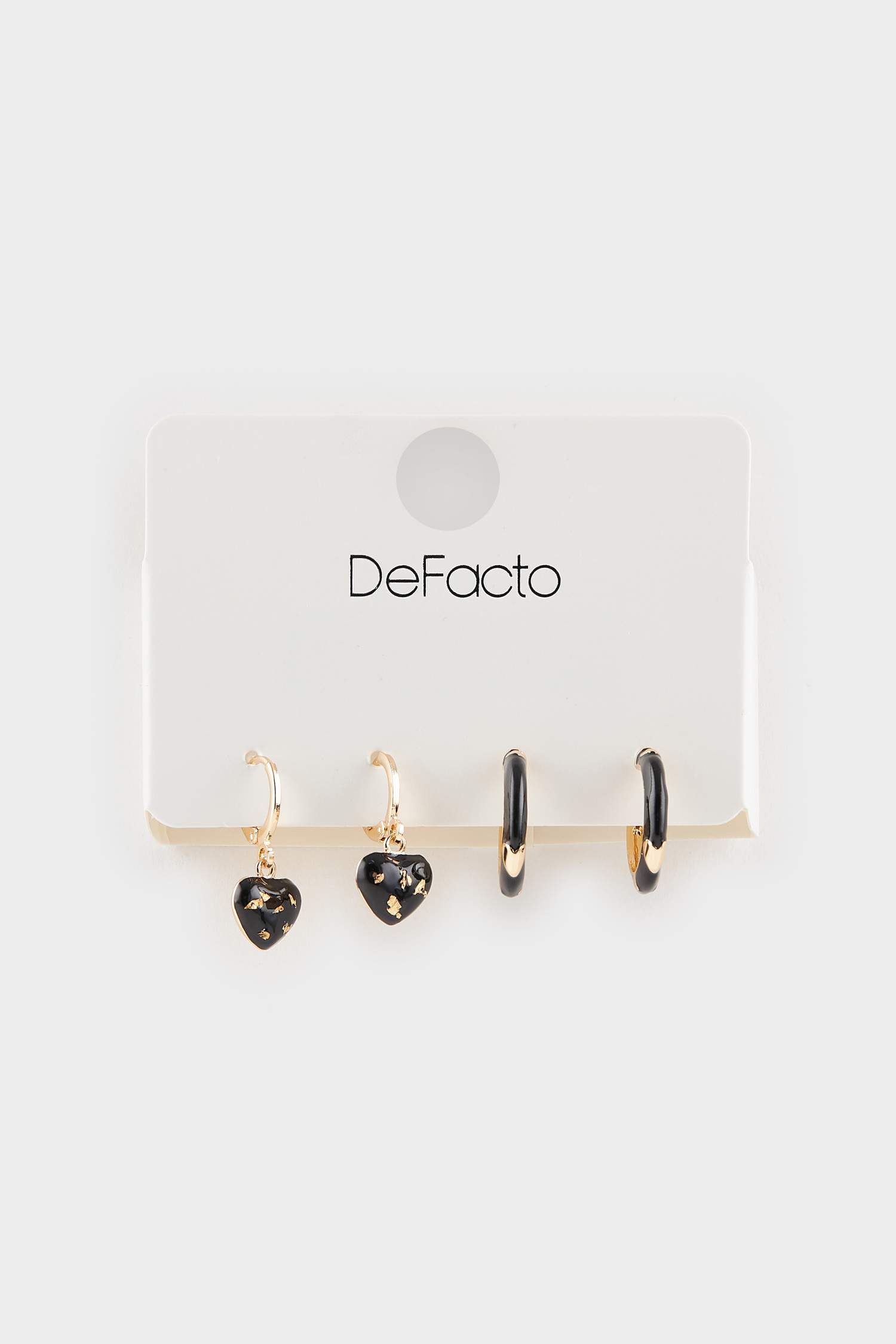 Kadın 2'li Kalpli Küpe