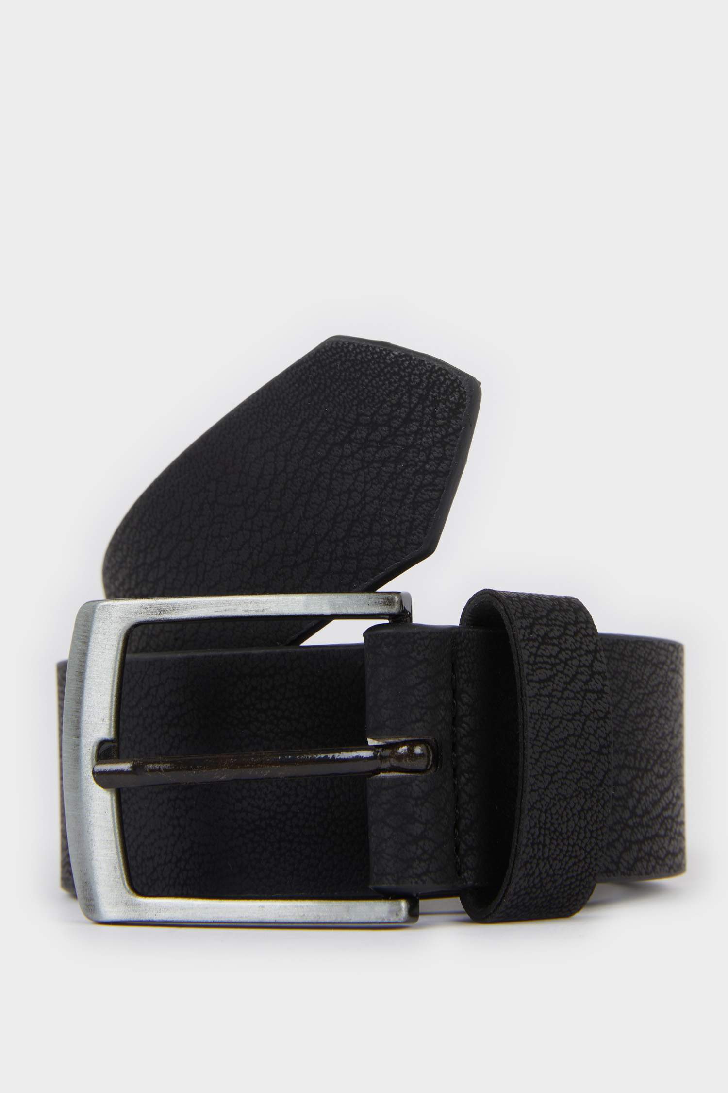 Erkek Çocuk Dikdörtgen Toka Suni Deri Günlük Kemer