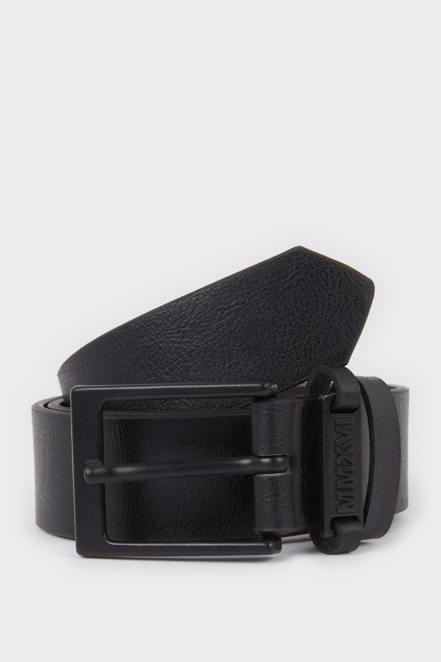 Erkek Çocuk Dikdörtgen Toka Suni Deri Günlük Kemer