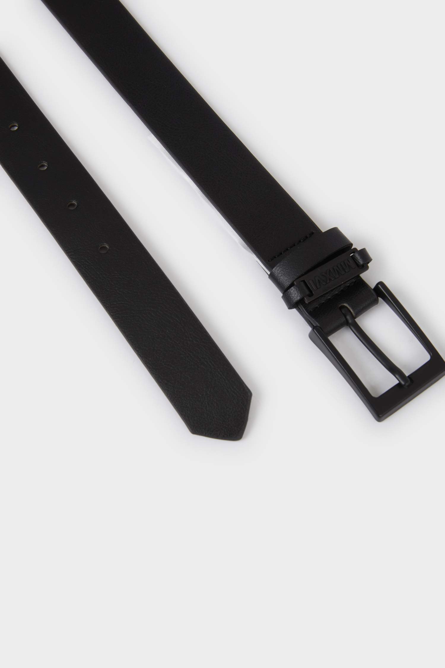 Erkek Çocuk Dikdörtgen Toka Suni Deri Günlük Kemer