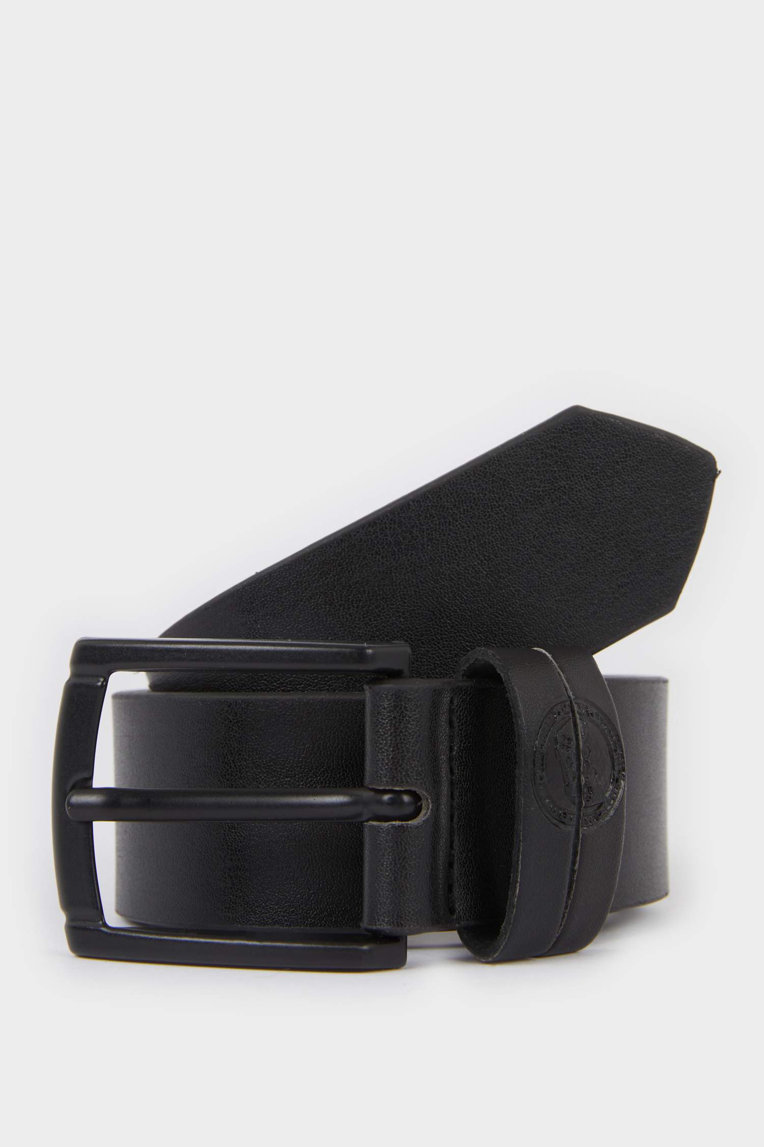 Erkek Çocuk Dikdörtgen Toka Suni Deri Günlük Kemer