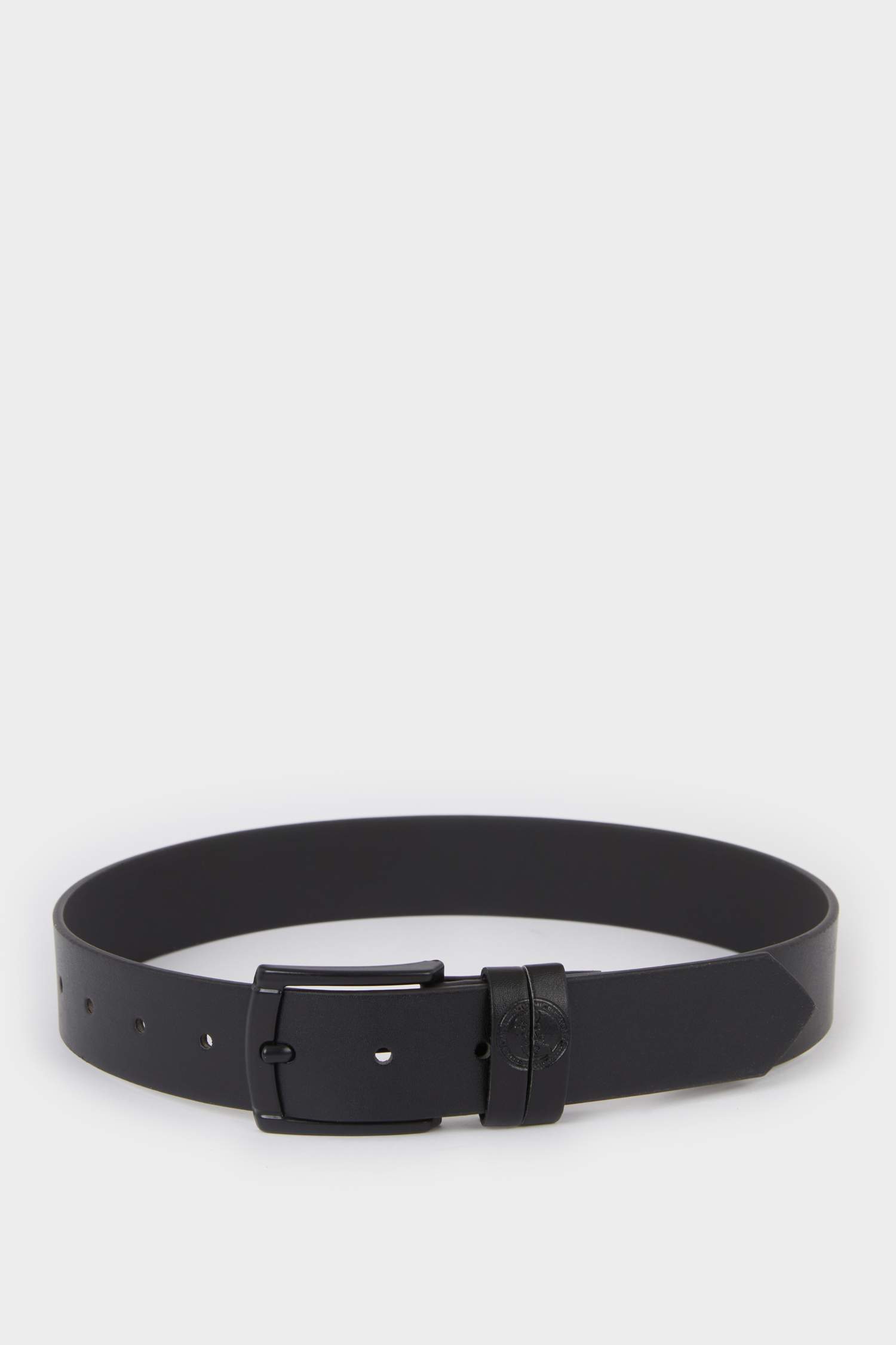 Erkek Çocuk Dikdörtgen Toka Suni Deri Günlük Kemer