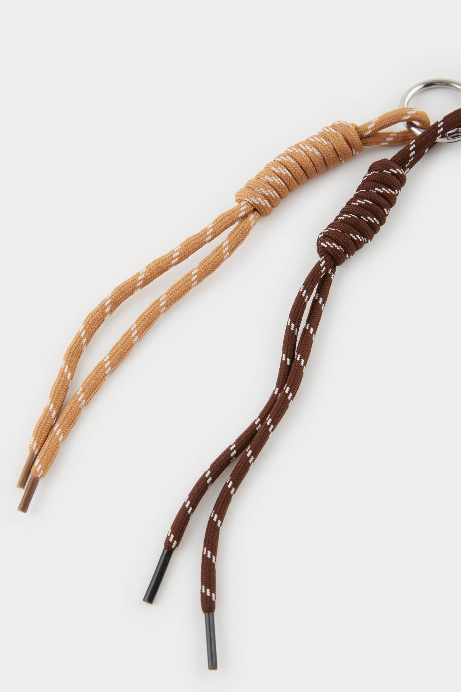 Kadın Kahverengi İpli Charm Anahtarlık