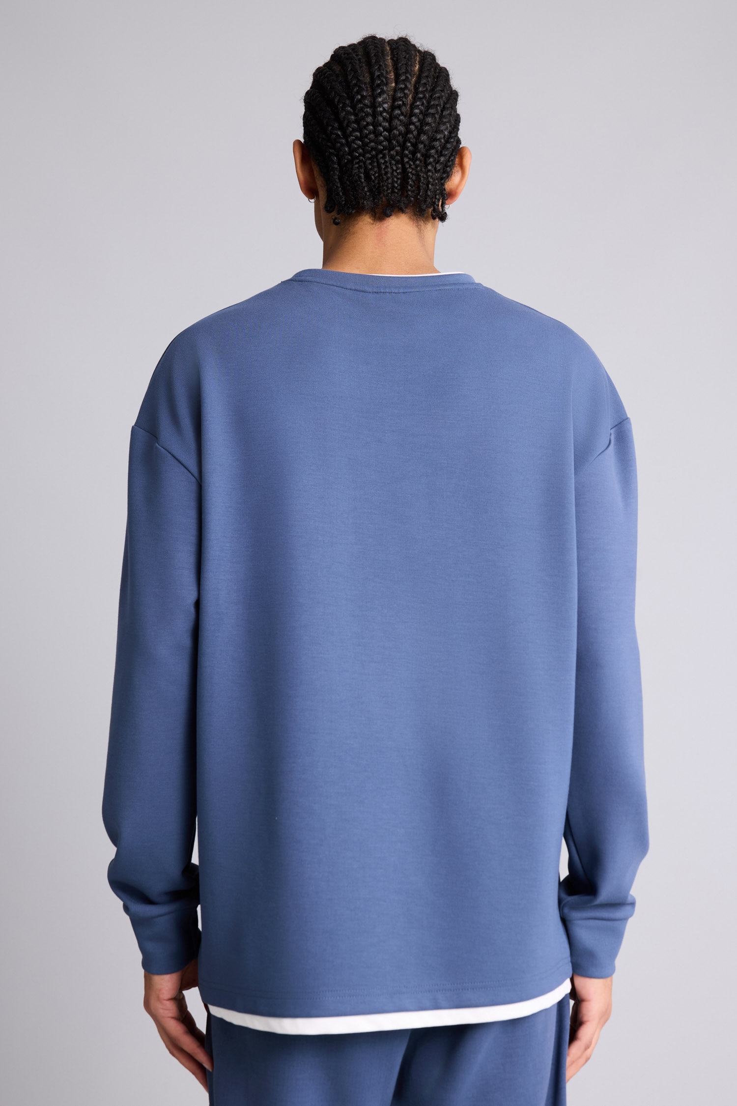 DeFacto NBA Boston Celtıcs Boxy Fıt Bisiklet Yaka Skuba Dalgıç Kumaş Sweatshirt görsel 8