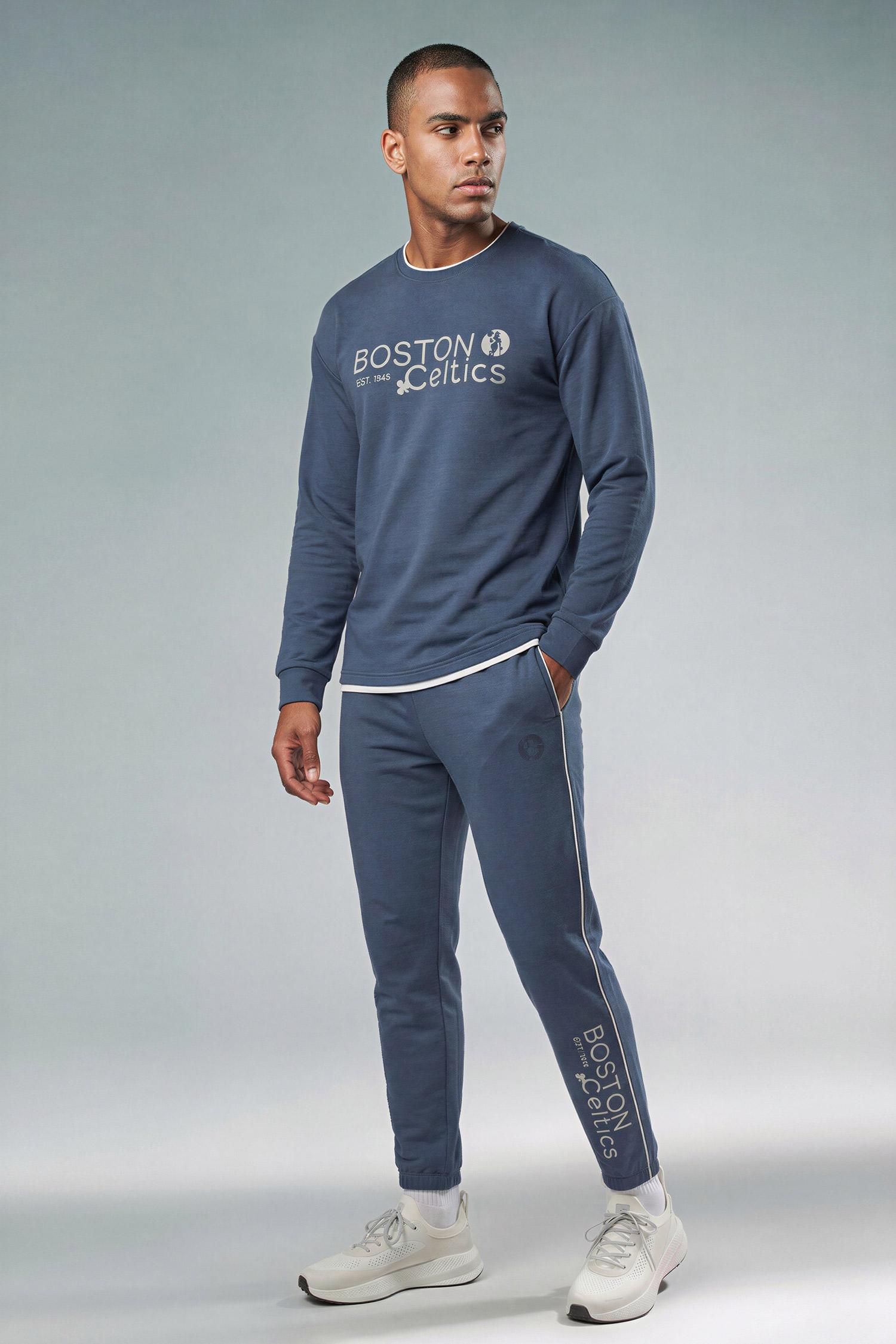DeFacto NBA Boston Celtıcs Standart Fıt Skuba Dalgıç Kumaş Jogger