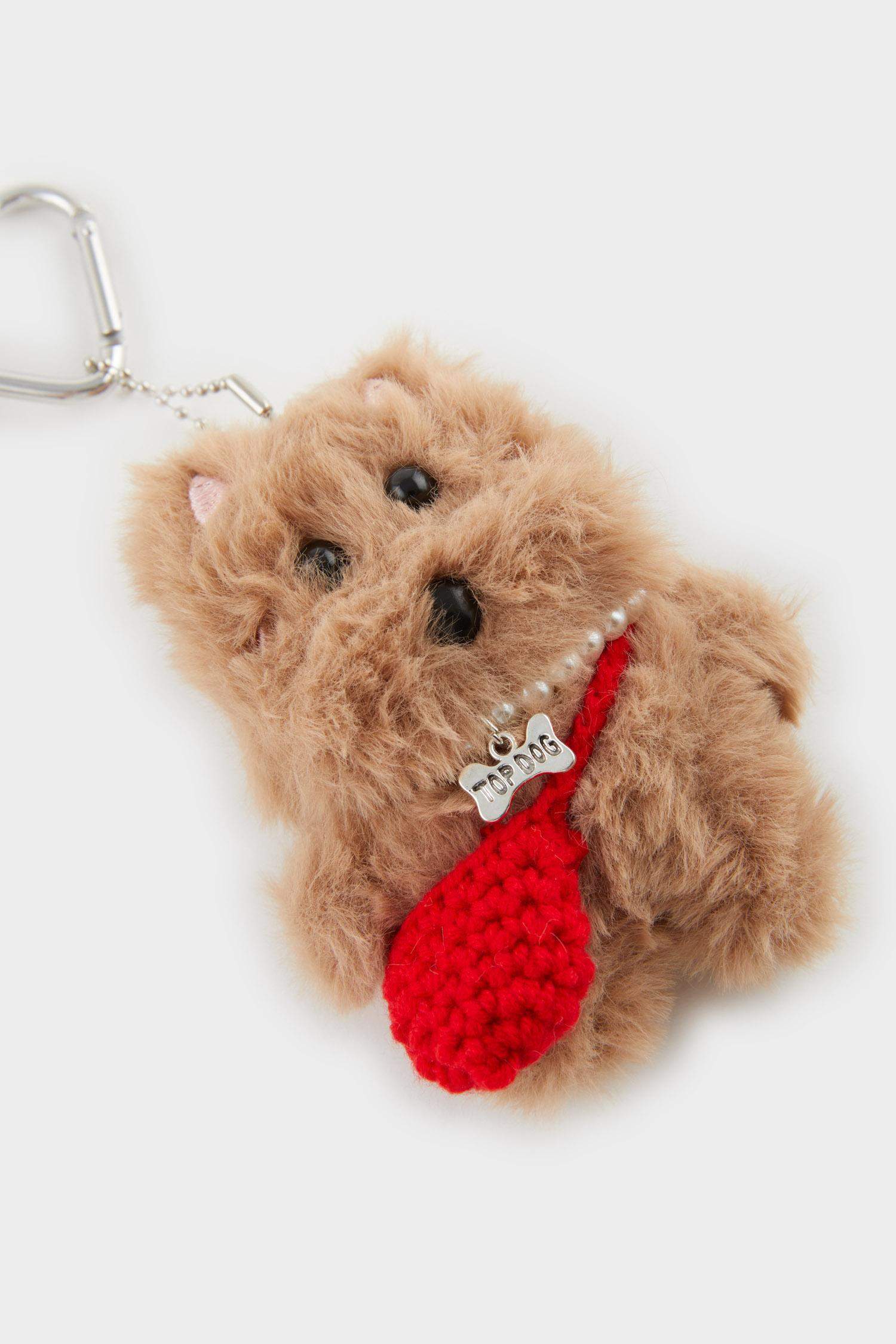 Kadın Köpekli Charm Anahtarlık