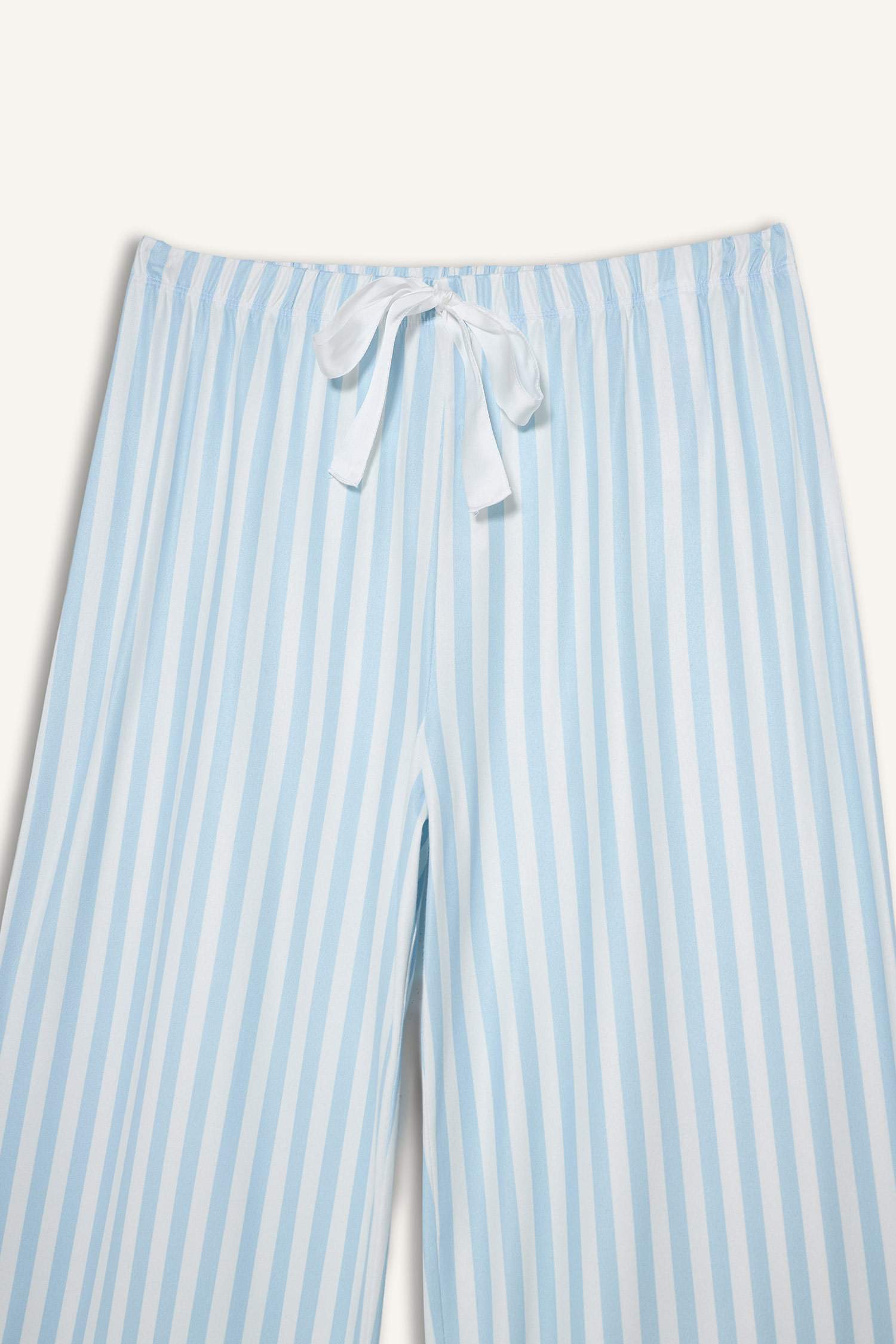 Regular Fit Çizgili Uzun Pijama Altı